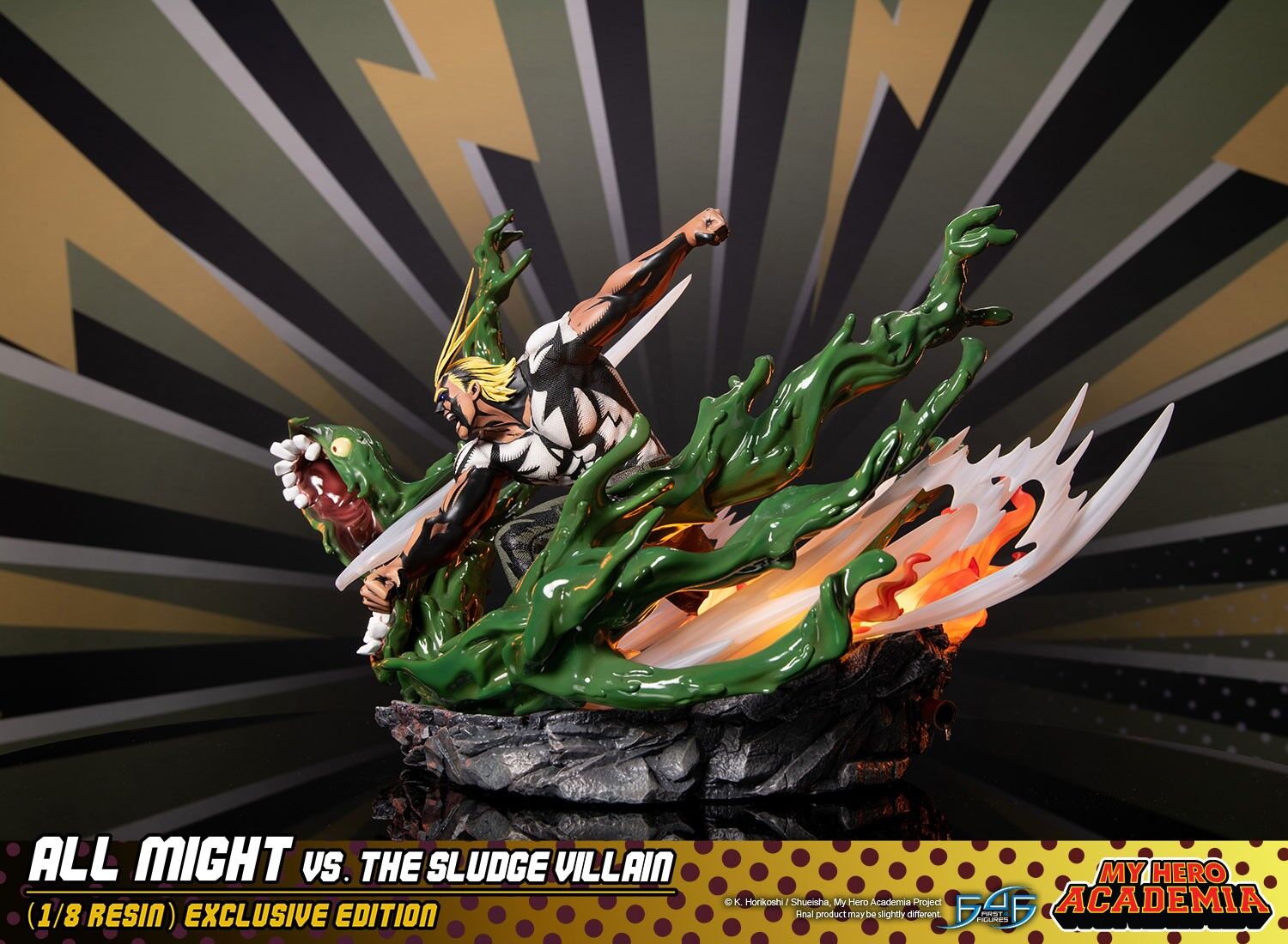 Boku no Hero Academia - All Might - Sludge Villain - 1/8 - Exclusive Edition (First 4 Figures) photo 22