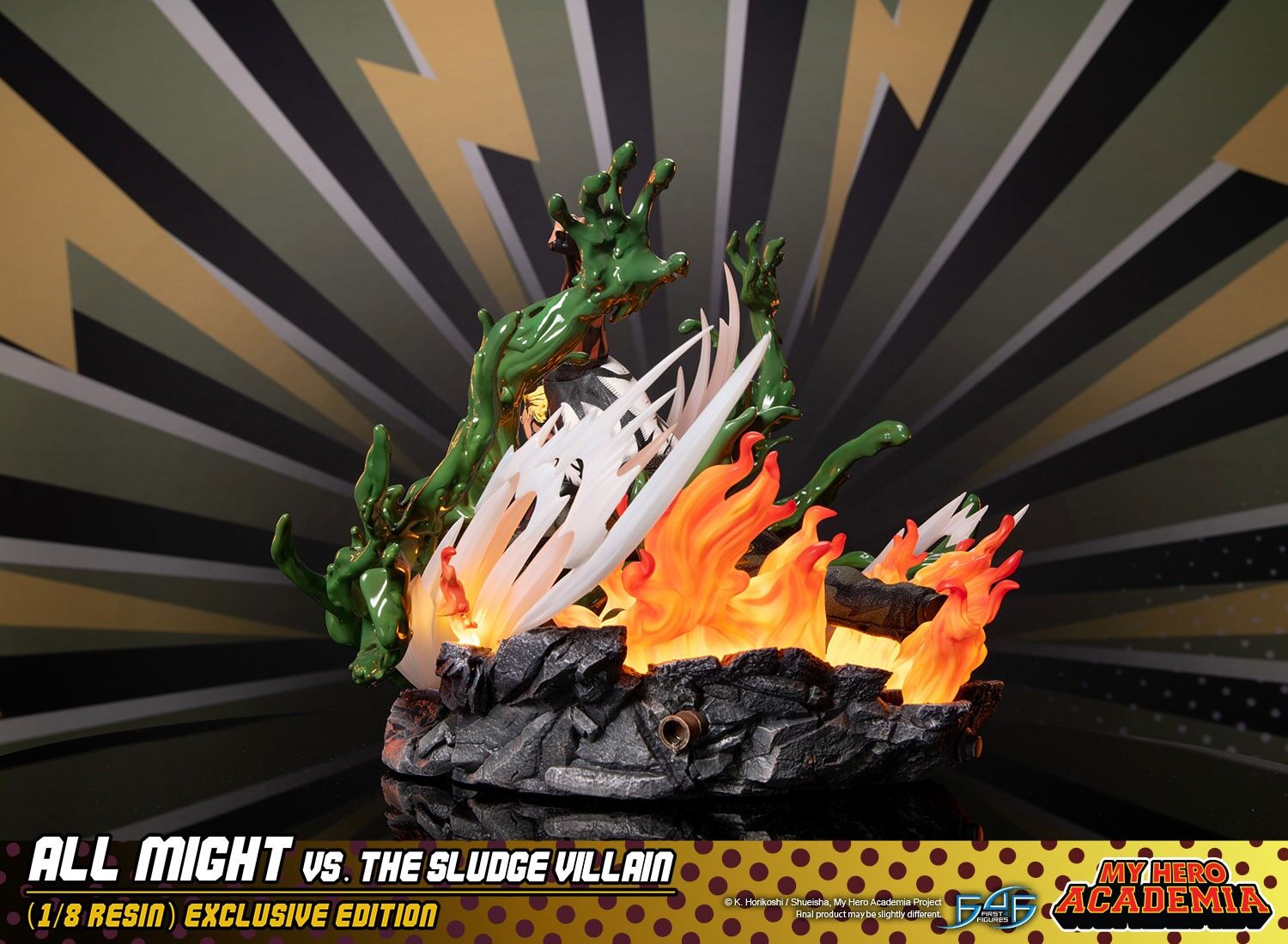 Boku no Hero Academia - All Might - Sludge Villain - 1/8 - Exclusive Edition (First 4 Figures) photo 23