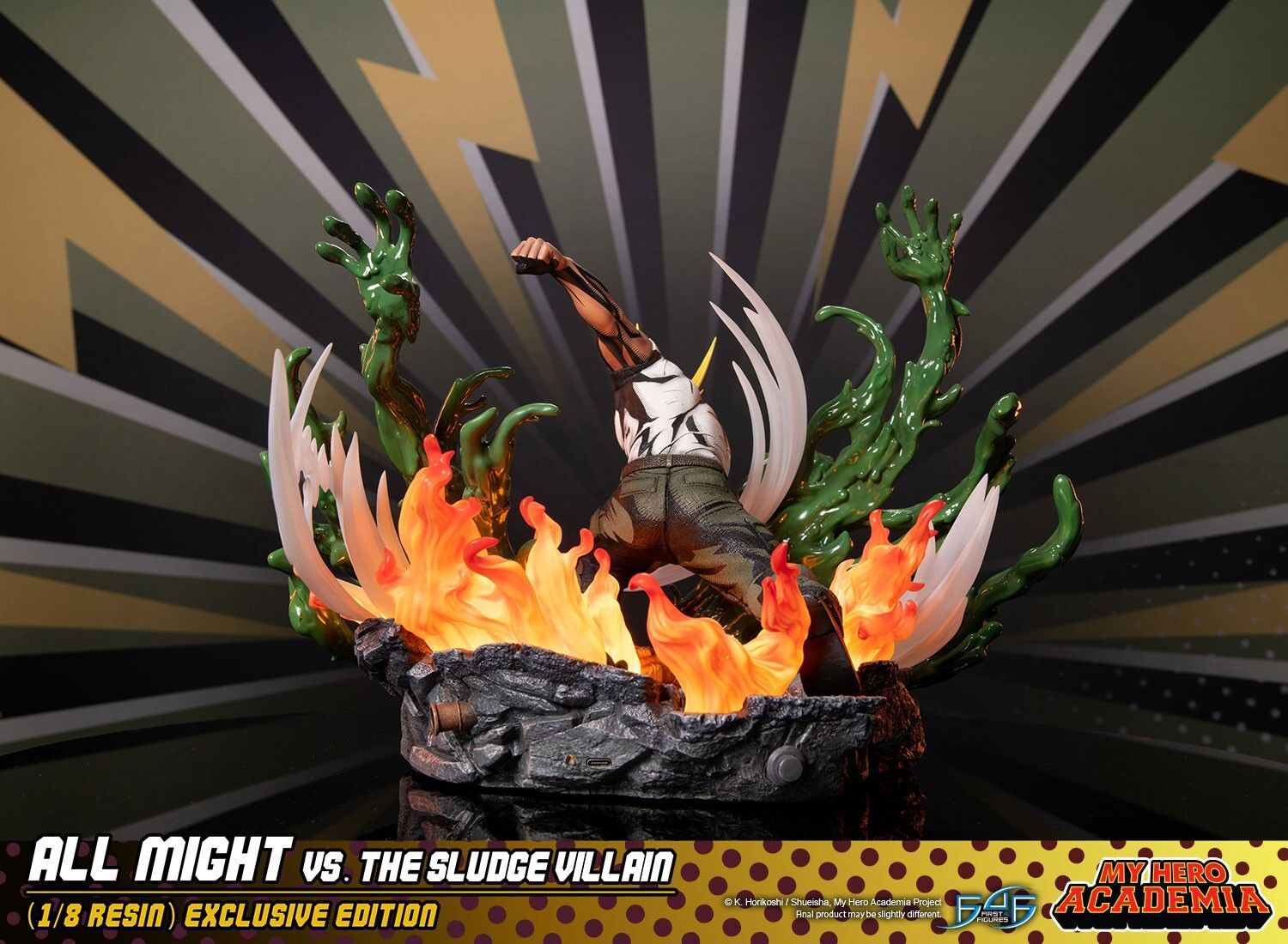 Boku no Hero Academia - All Might - Sludge Villain - 1/8 - Exclusive Edition (First 4 Figures) photo 24