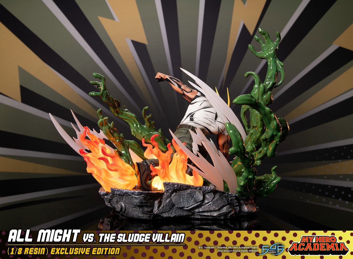 Boku no Hero Academia - All Might - Sludge Villain - 1/8 - Exclusive Edition (First 4 Figures) photo 25