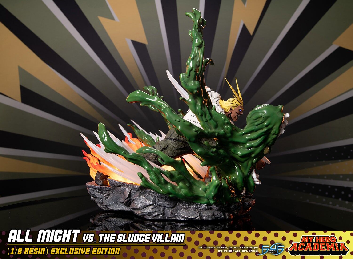 Boku no Hero Academia - All Might - Sludge Villain - 1/8 - Exclusive Edition (First 4 Figures) photo 26