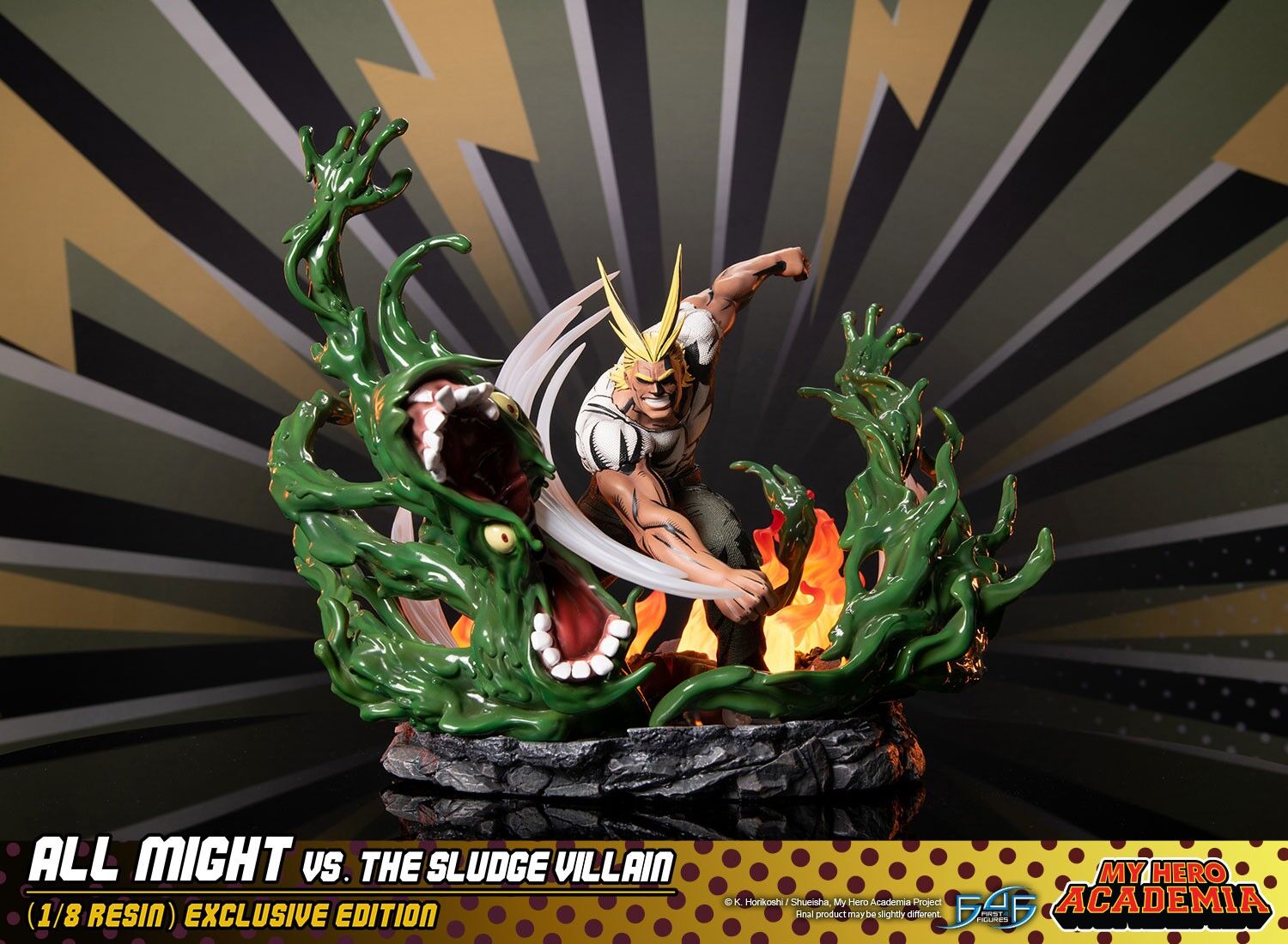 Boku no Hero Academia - All Might - Sludge Villain - 1/8 - Exclusive Edition (First 4 Figures) photo 29