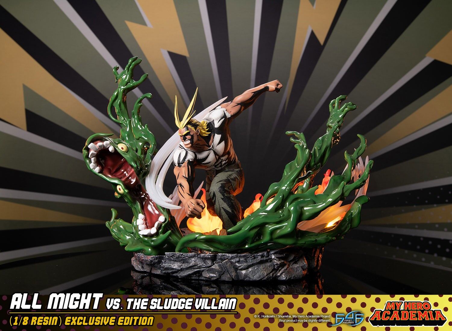 Boku no Hero Academia - All Might - Sludge Villain - 1/8 - Exclusive Edition (First 4 Figures) photo 30