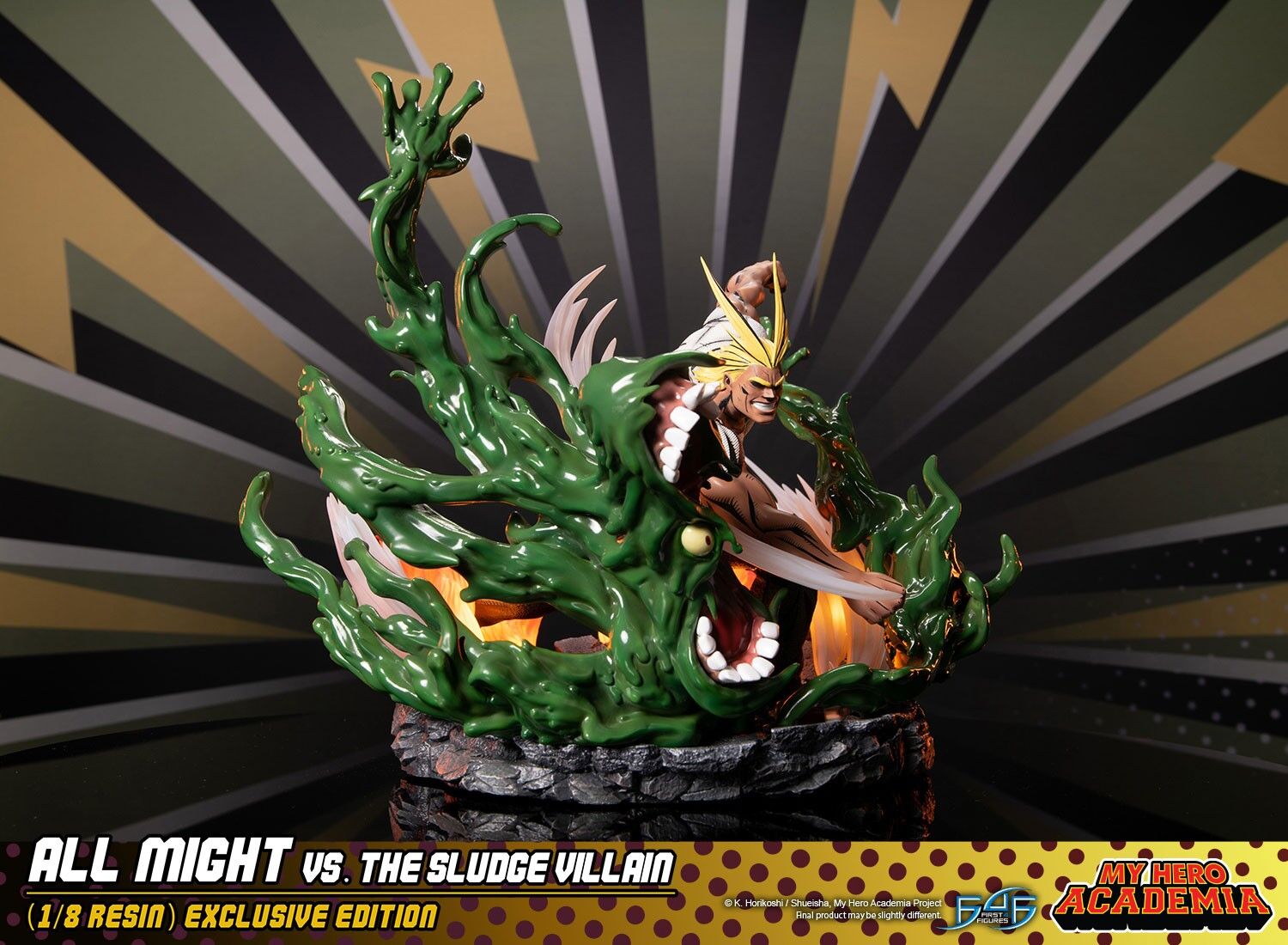 Boku no Hero Academia - All Might - Sludge Villain - 1/8 - Exclusive Edition (First 4 Figures) photo 31