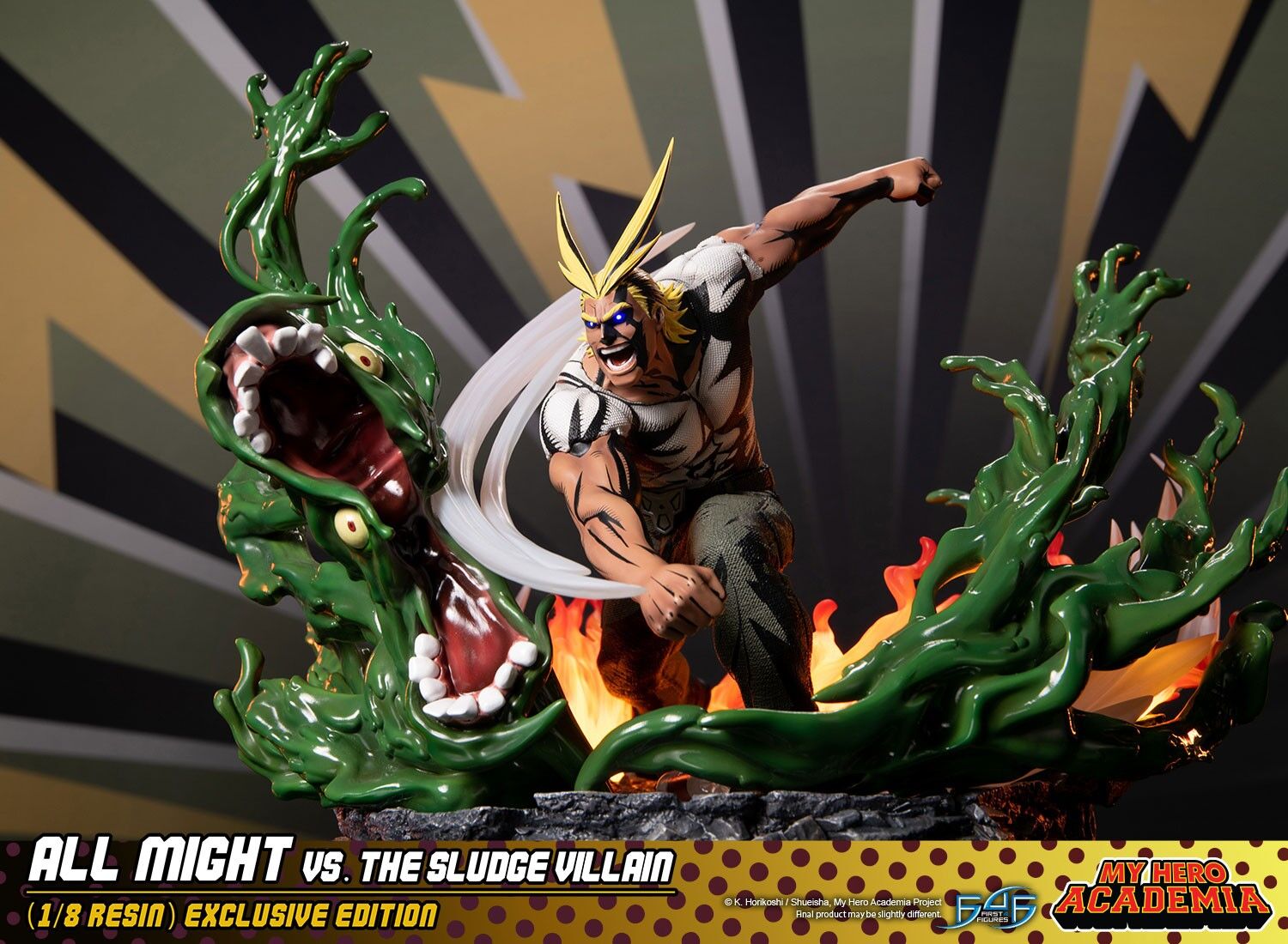 Boku no Hero Academia - All Might - Sludge Villain - 1/8 - Exclusive Edition (First 4 Figures) photo 33