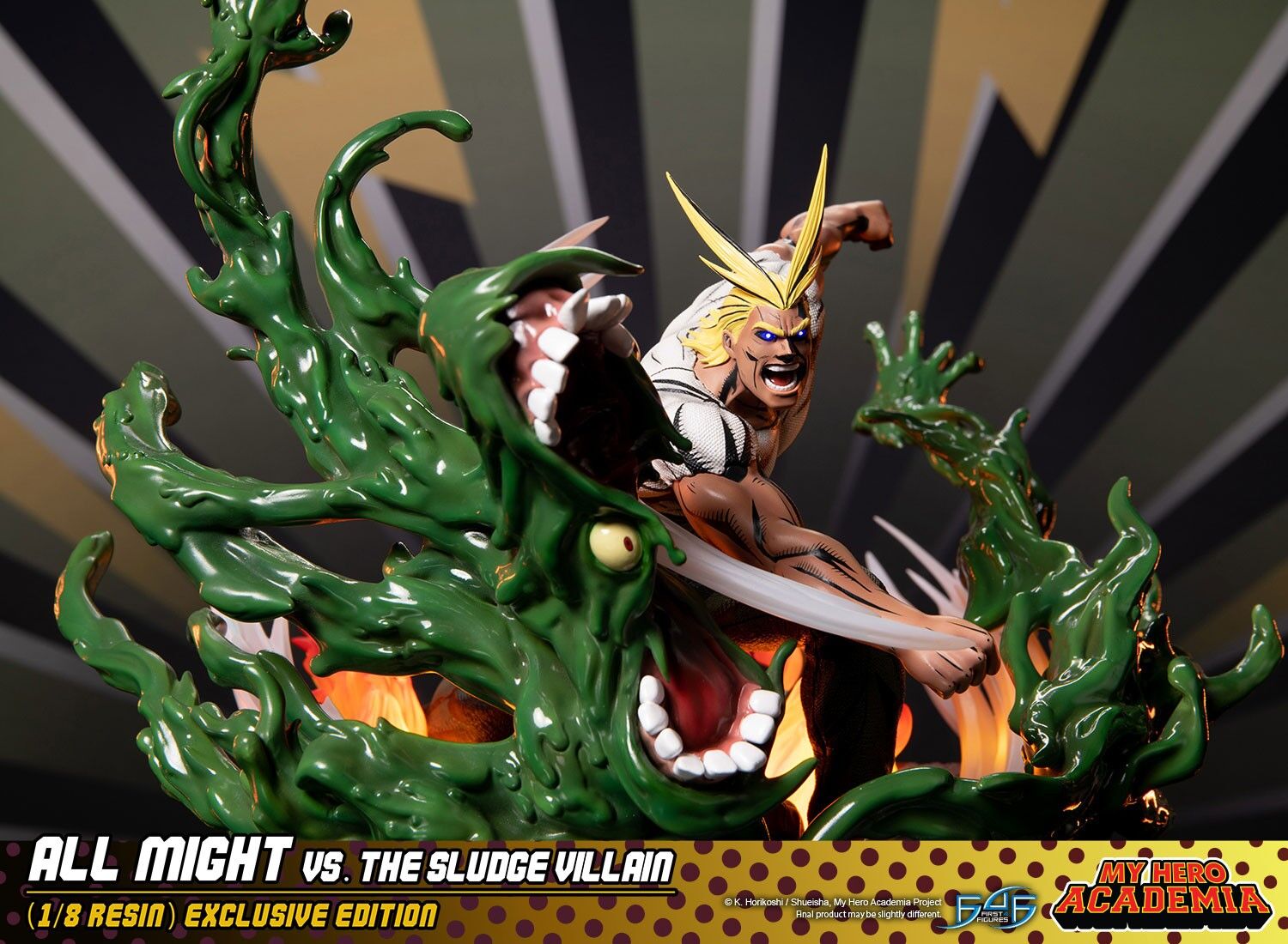Boku no Hero Academia - All Might - Sludge Villain - 1/8 - Exclusive Edition (First 4 Figures) photo 34
