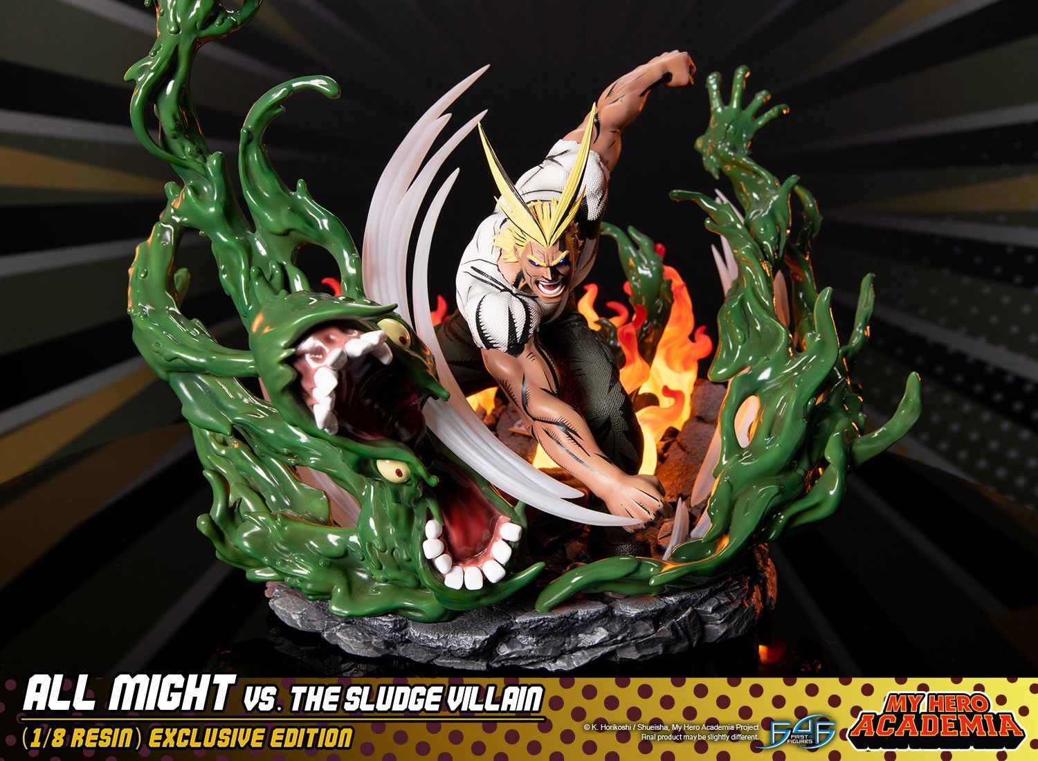 Boku no Hero Academia - All Might - Sludge Villain - 1/8 - Exclusive Edition (First 4 Figures) photo 35