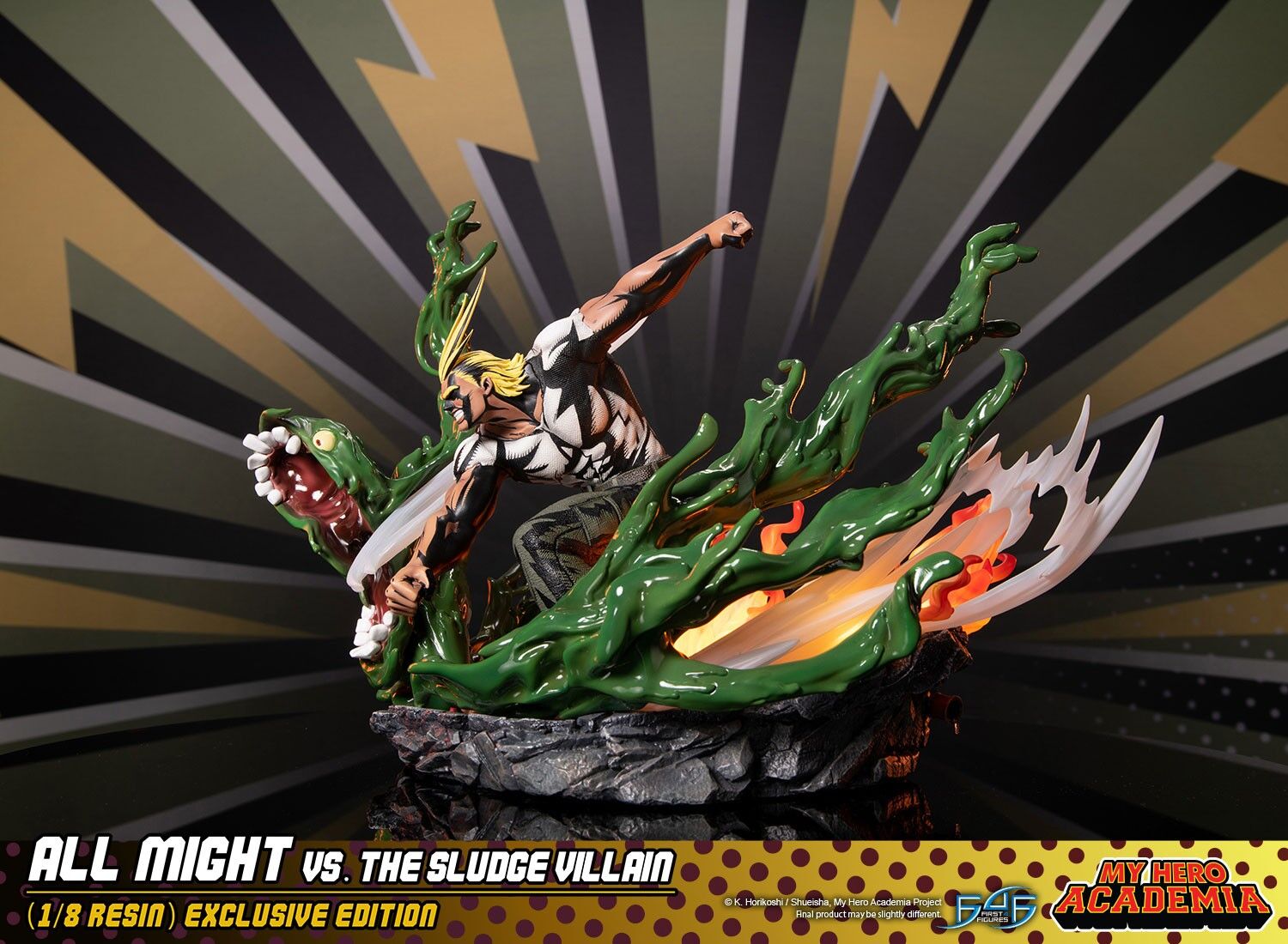 Boku no Hero Academia - All Might - Sludge Villain - 1/8 - Exclusive Edition (First 4 Figures) photo 36