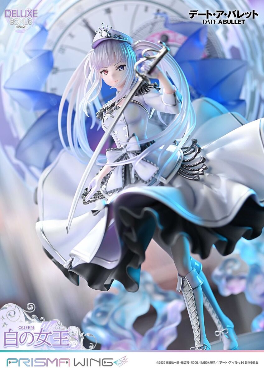 Date A Live Fragment: Date A Bullet - White Queen - Prisma Wing (PWDAB-02PDXS) - 1/7 - DX Bonus Version (Prime 1 Studio) photo 6