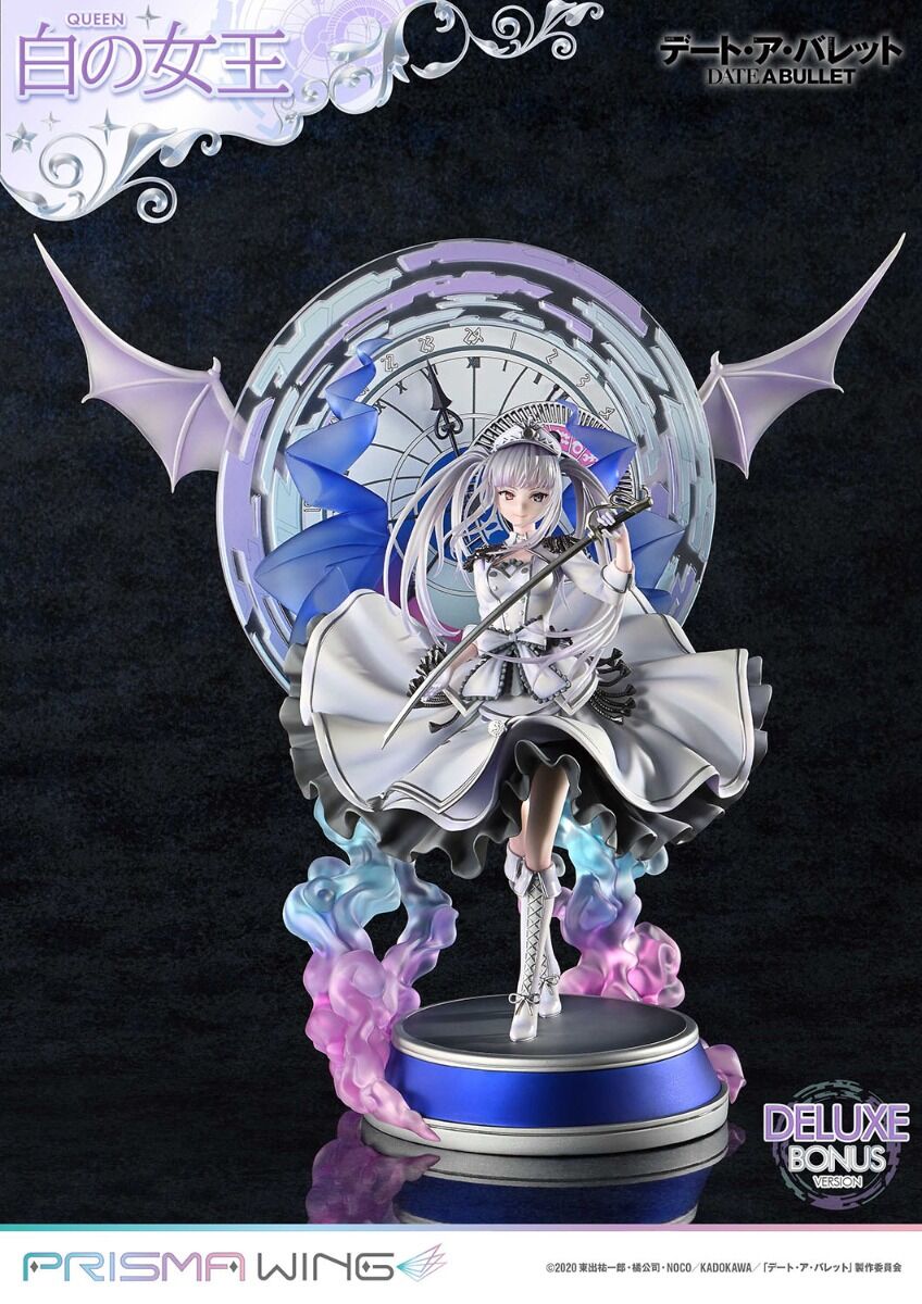 Date A Live Fragment: Date A Bullet - White Queen - Prisma Wing (PWDAB-02PDXS) - 1/7 - DX Bonus Version (Prime 1 Studio) photo 16
