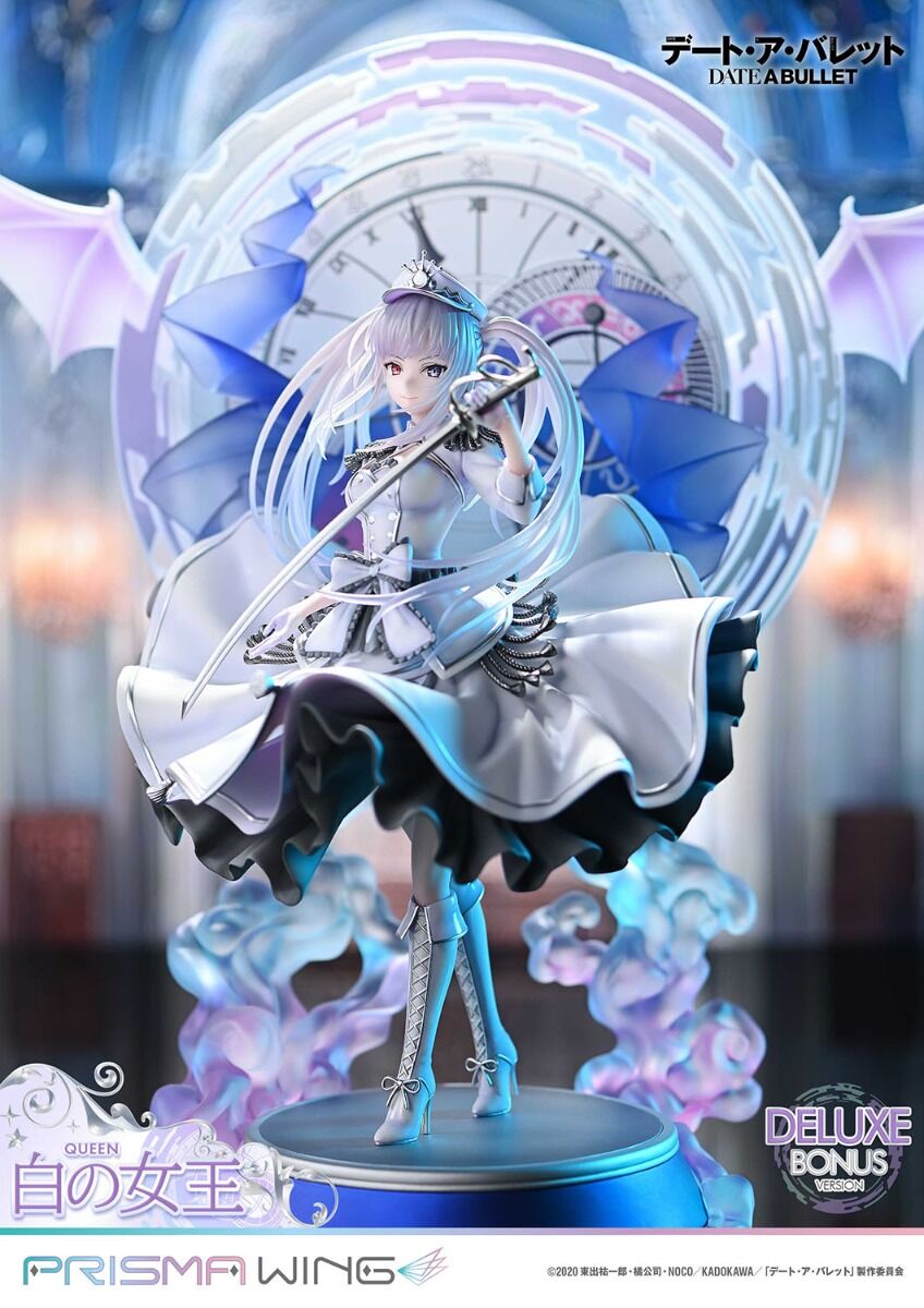 Date A Live Fragment: Date A Bullet - White Queen - Prisma Wing (PWDAB-02PDXS) - 1/7 - DX Bonus Version (Prime 1 Studio) photo 20