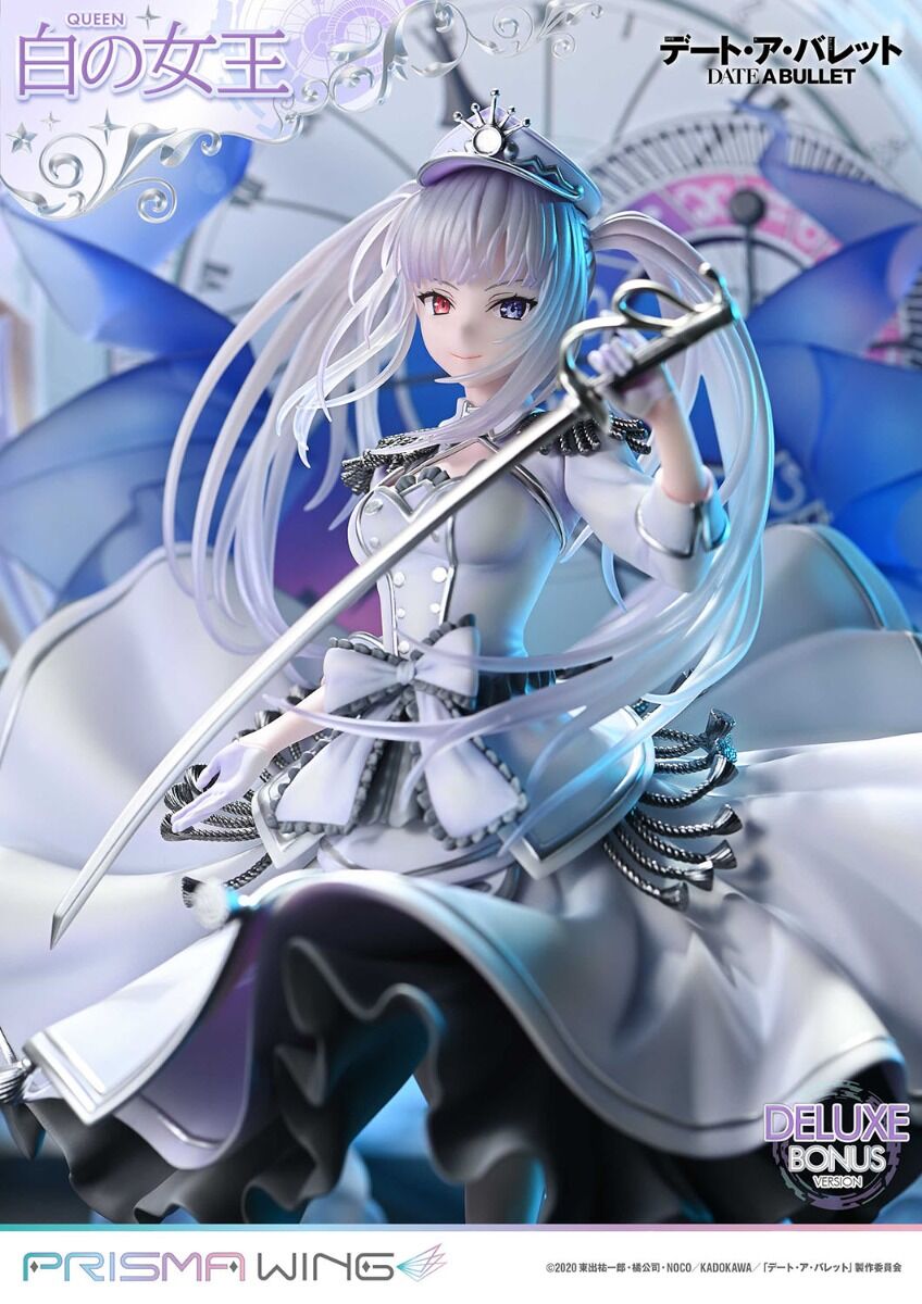 Date A Live Fragment: Date A Bullet - White Queen - Prisma Wing (PWDAB-02PDXS) - 1/7 - DX Bonus Version (Prime 1 Studio) photo 21
