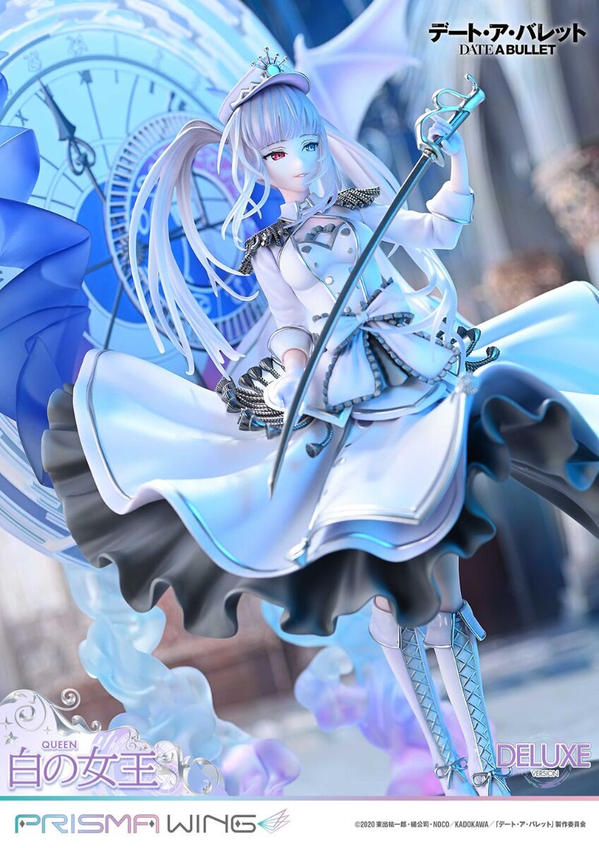 Date A Live Fragment: Date A Bullet - White Queen - Prisma Wing (PWDAB-02PDXS) - 1/7 - DX Bonus Version (Prime 1 Studio) photo 48