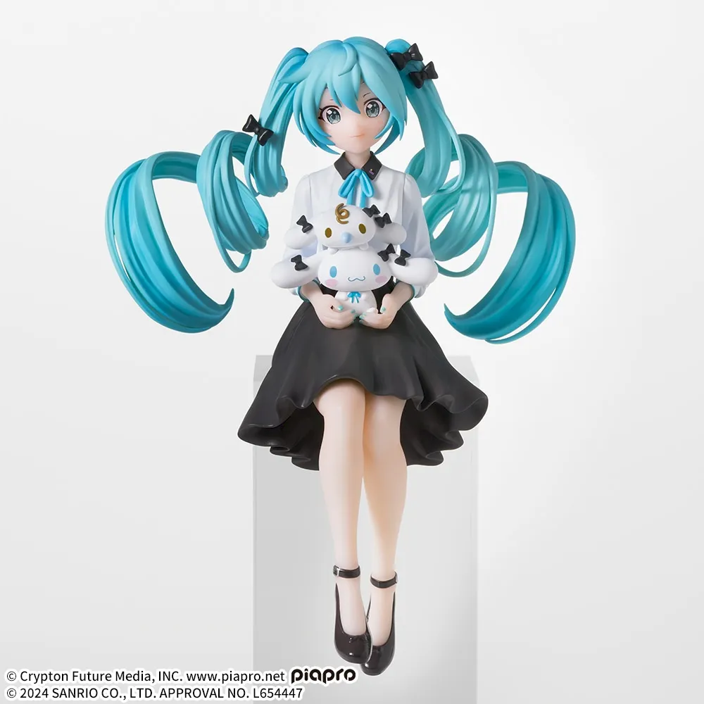 Cinnamoroll - Piapro Characters - Hatsune Miku - Milk - Hatsune Miku x Cinnamoroll - Premium Chokonose Figure - Sumashi Ver. (SEGA) photo 2