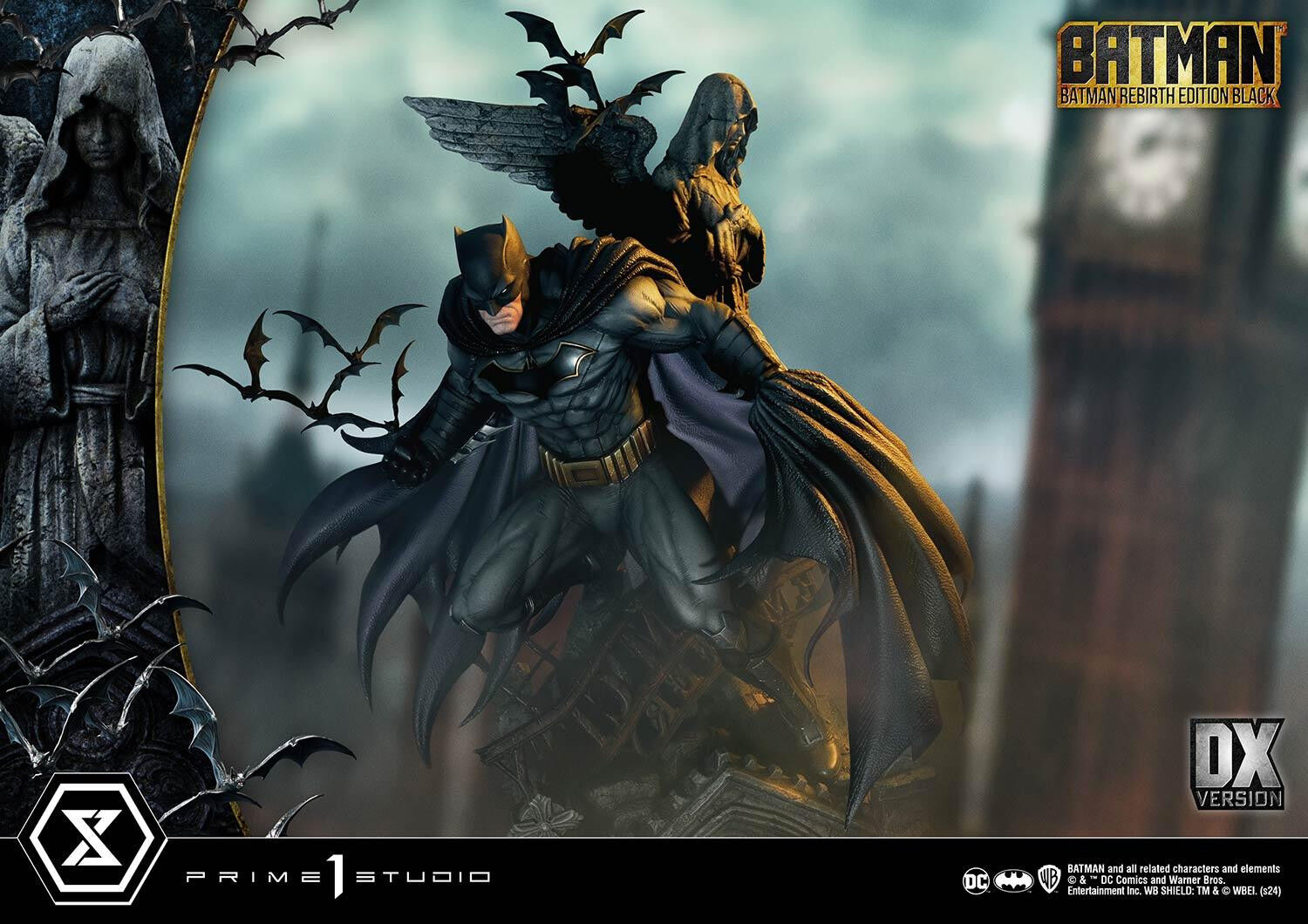 Batman - Premium Masterline (UPMDC-09DXS) - 1/4 - Rebirth, Black, DX Bonus Version (Prime 1 Studio)