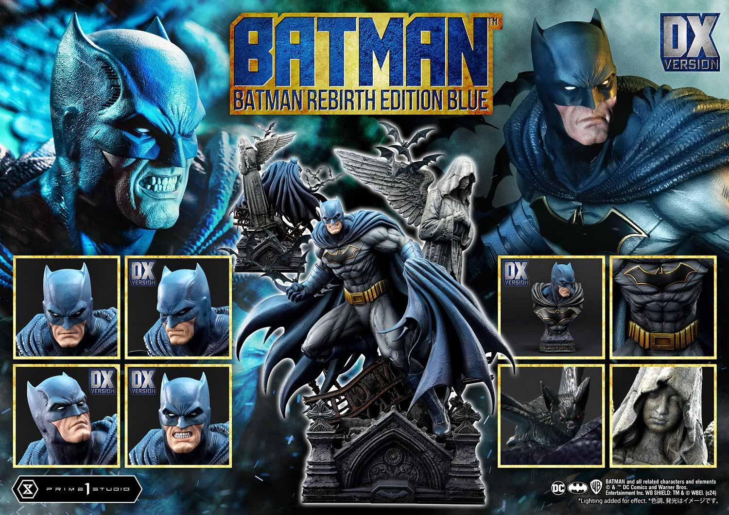 Batman - Premium Masterline (UPMDC-09DXLM) - 1/4 - Rebirth, Blue, DX Version (Prime 1 Studio) photo 76