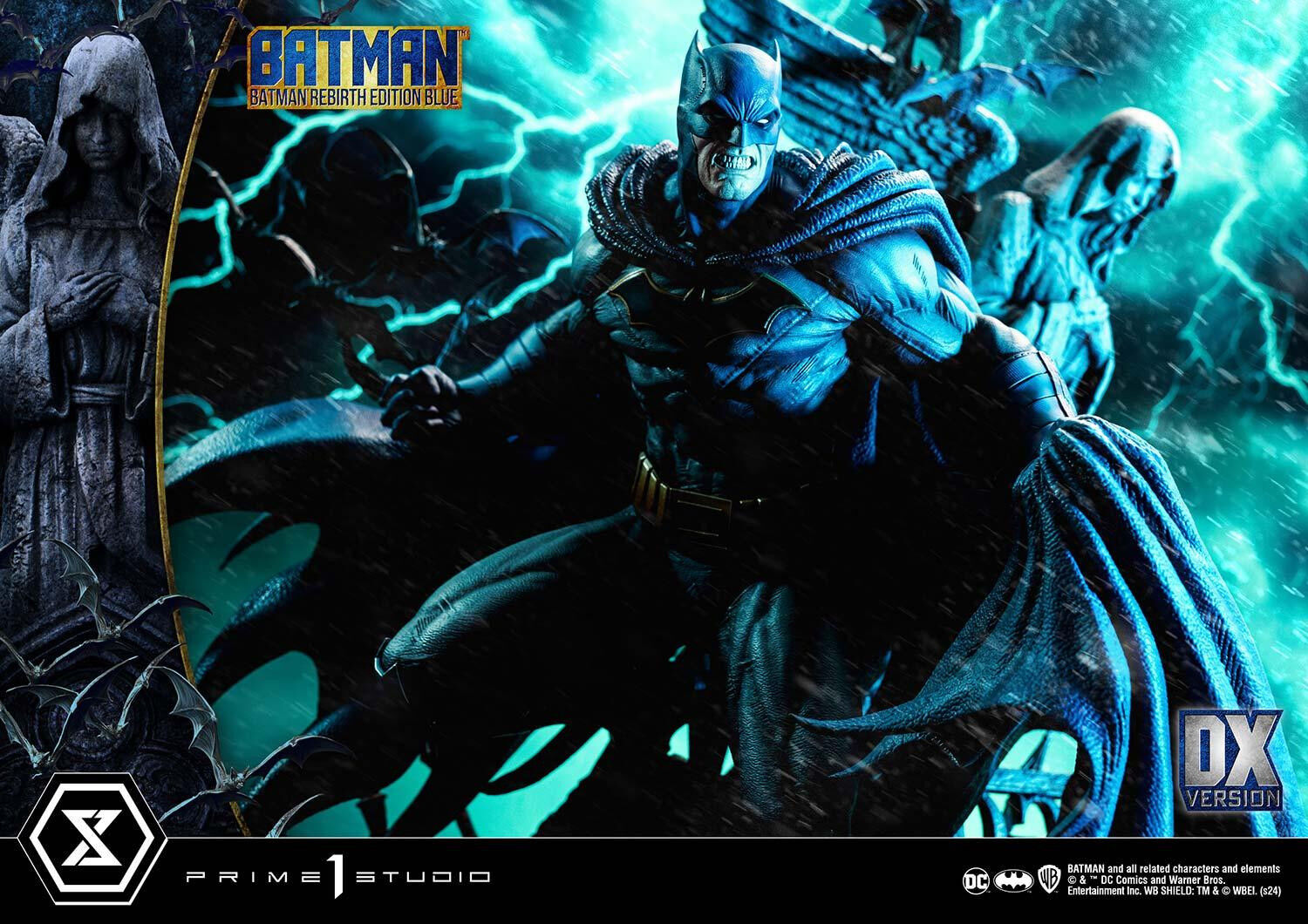 Batman - Premium Masterline (UPMDC-09DXSLM) - 1/4 - Rebirth, Blue, DX Bonus Version (Prime 1 Studio) photo 36