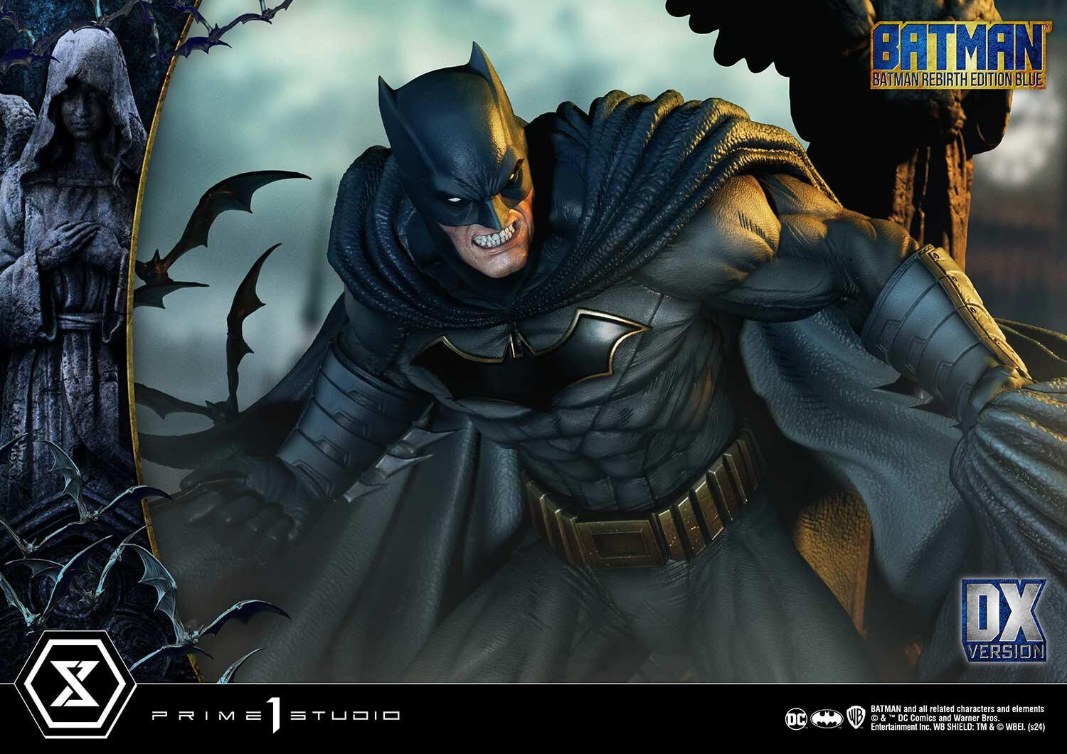 Batman - Premium Masterline (UPMDC-09DXSLM) - 1/4 - Rebirth, Blue, DX Bonus Version (Prime 1 Studio) photo 41