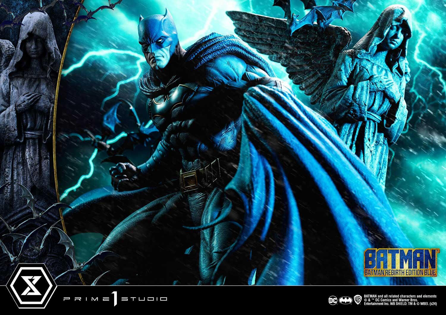 Batman - Premium Masterline (UPMDC-09DXSLM) - 1/4 - Rebirth, Blue, DX Bonus Version (Prime 1 Studio) photo 56