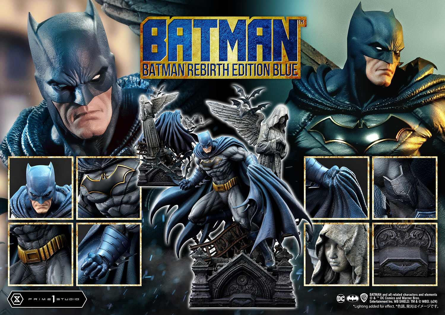 Batman - Premium Masterline (UPMDC-09DXSLM) - 1/4 - Rebirth, Blue, DX Bonus Version (Prime 1 Studio) photo 73
