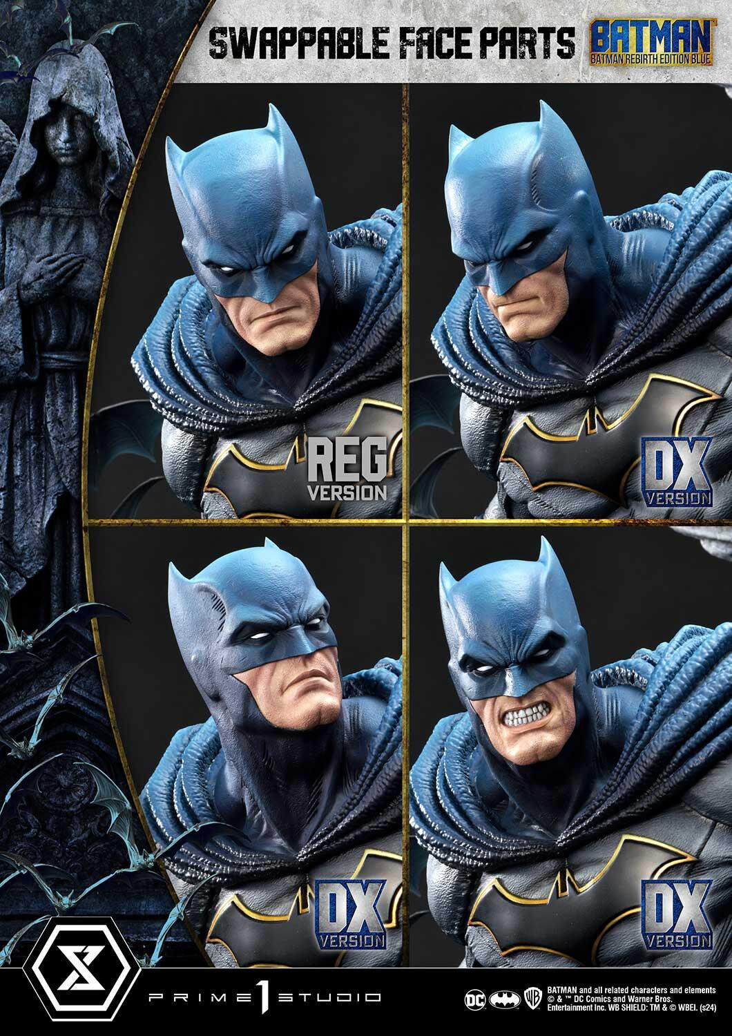 Batman - Premium Masterline (UPMDC-09DXSLM) - 1/4 - Rebirth, Blue, DX Bonus Version (Prime 1 Studio) photo 89