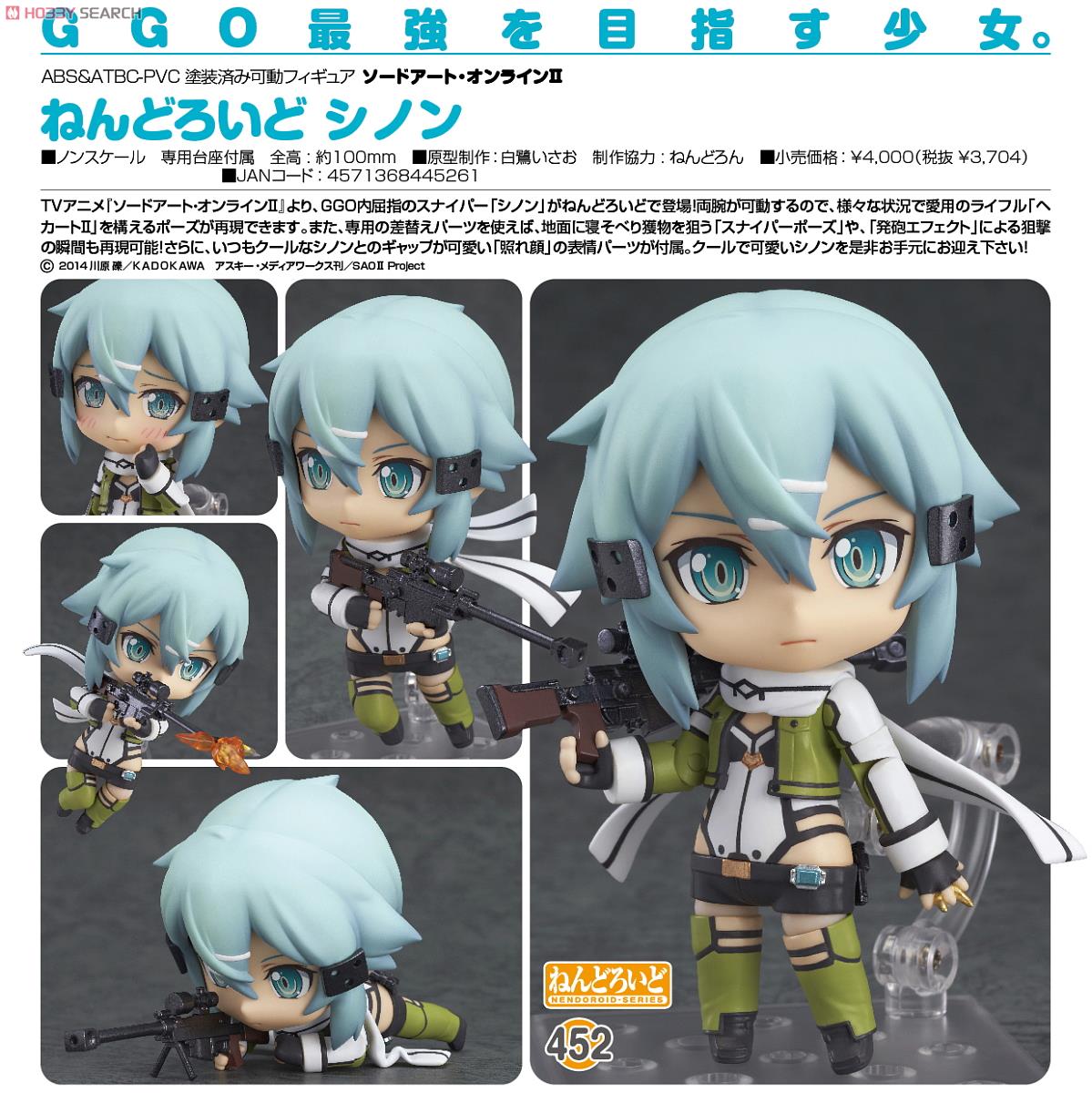 Sword Art Online II - Sinon - Nendoroid (#452) (Good Smile Company) photo 24