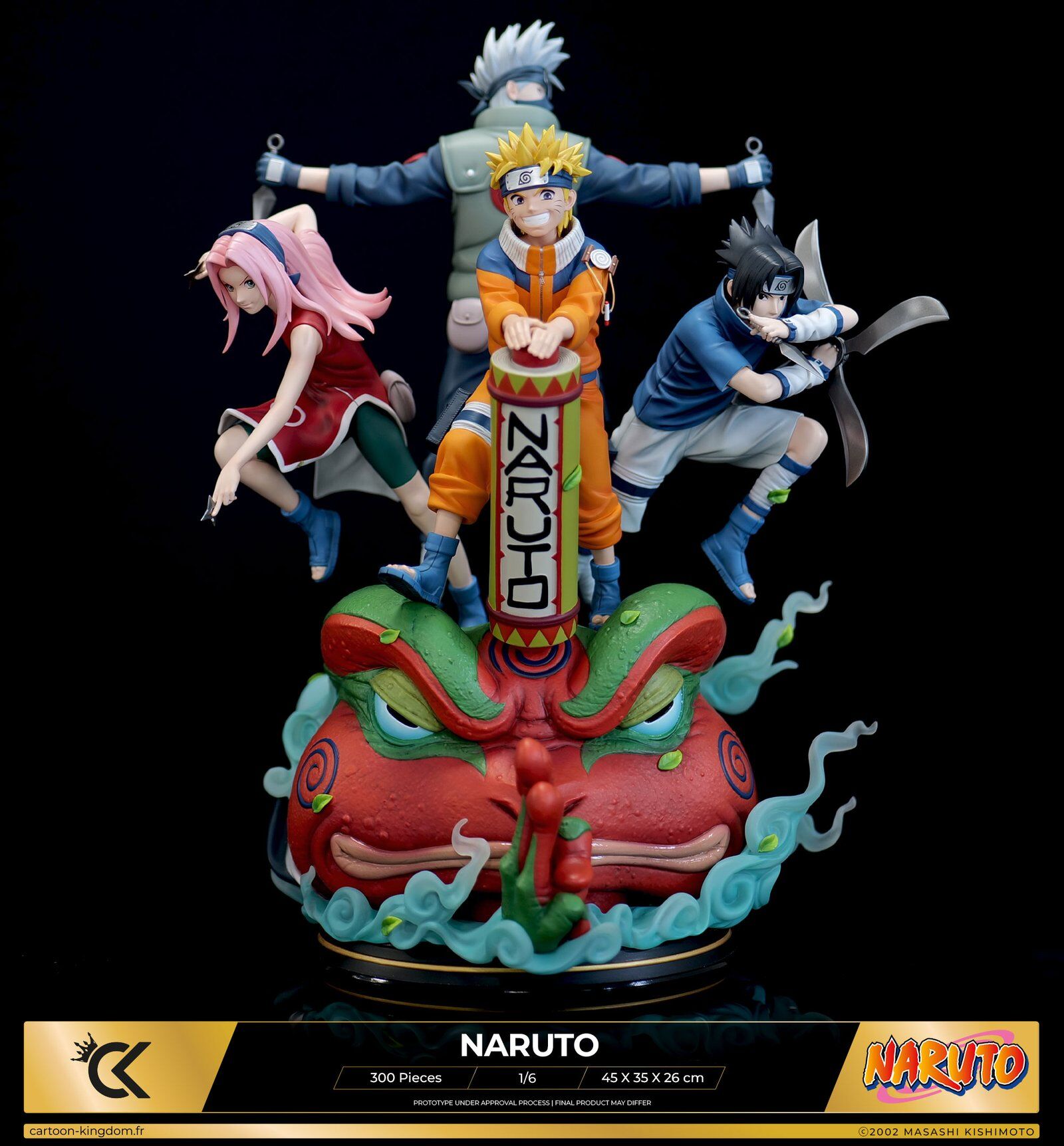 Naruto - Gamakichi - Haruno Sakura - Hatake Kakashi - Uchiha Sasuke - Uzumaki Naruto - 1/6 (Cartoon Kingdom) photo 10