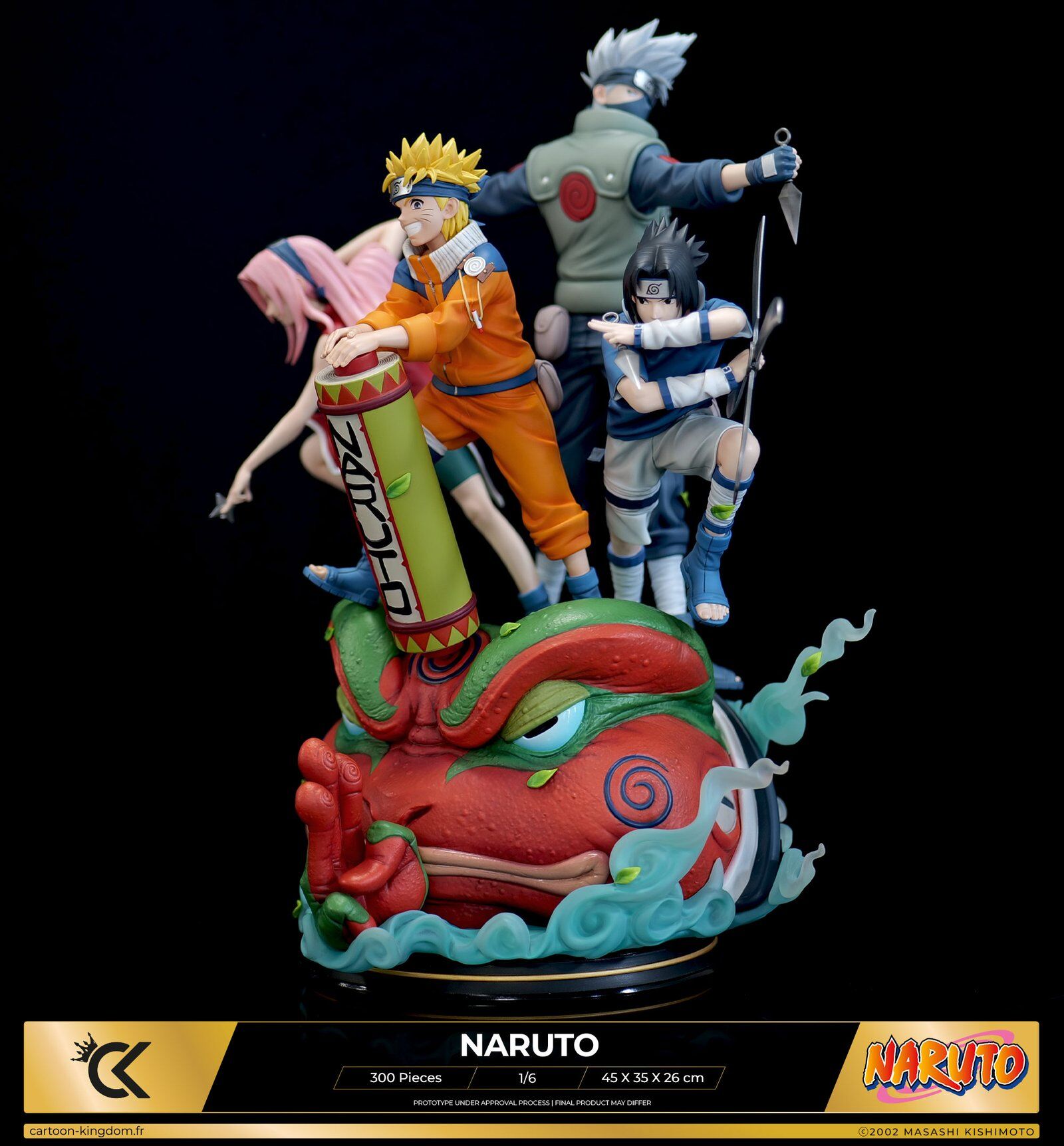 Naruto - Gamakichi - Haruno Sakura - Hatake Kakashi - Uchiha Sasuke - Uzumaki Naruto - 1/6 (Cartoon Kingdom) photo 12