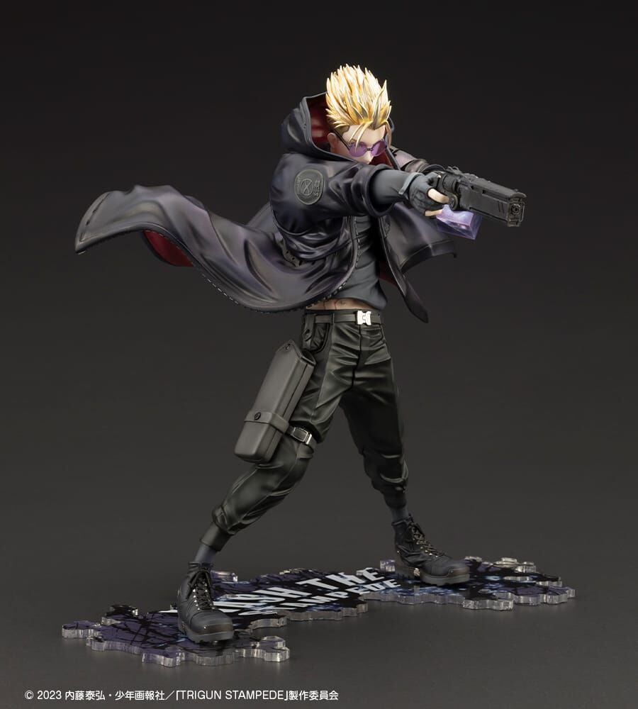 Trigun Stampede - Vash the Stampede - ARTFX J - 1/8 - -The Gunman in Black-, Trigun Stampede Ver. (Kotobukiya) photo 2