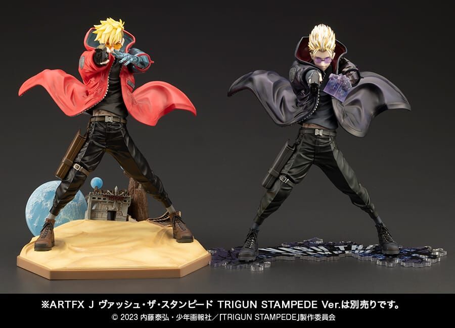 Trigun Stampede - Vash the Stampede - ARTFX J - 1/8 - -The Gunman in Black-, Trigun Stampede Ver. (Kotobukiya) photo 3