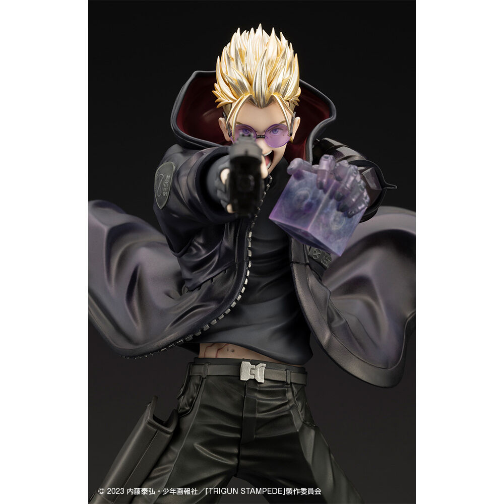Trigun Stampede - Vash the Stampede - ARTFX J - 1/8 - -The Gunman in Black-, Trigun Stampede Ver. (Kotobukiya) photo 6