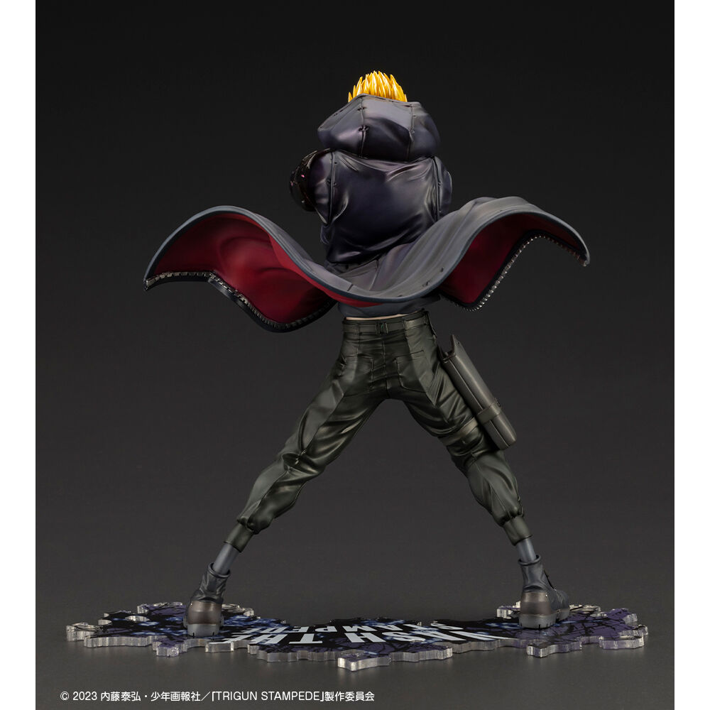 Trigun Stampede - Vash the Stampede - ARTFX J - 1/8 - -The Gunman in Black-, Trigun Stampede Ver. (Kotobukiya) photo 9