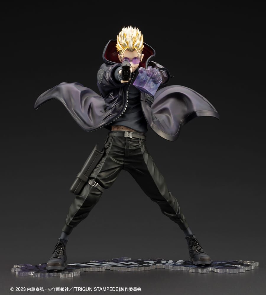 Trigun Stampede - Vash the Stampede - ARTFX J - 1/8 - -The Gunman in Black-, Trigun Stampede Ver. (Kotobukiya) photo 10