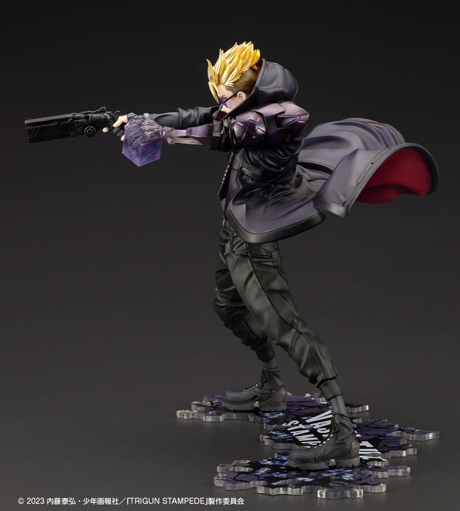 Trigun Stampede - Vash the Stampede - ARTFX J - 1/8 - -The Gunman in Black-, Trigun Stampede Ver. (Kotobukiya) photo 12