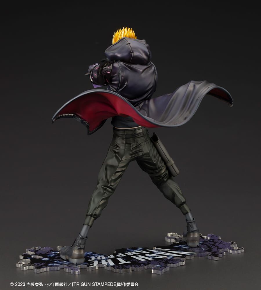 Trigun Stampede - Vash the Stampede - ARTFX J - 1/8 - -The Gunman in Black-, Trigun Stampede Ver. (Kotobukiya) photo 13