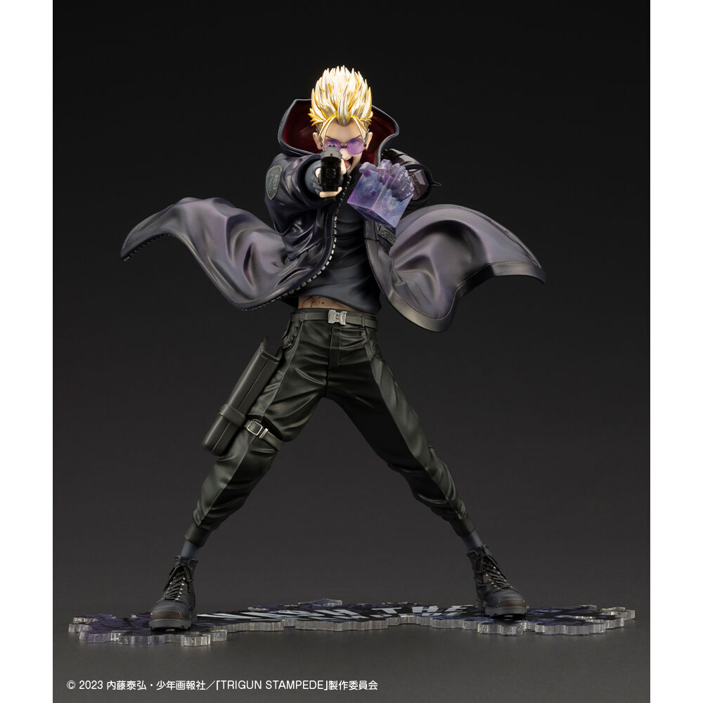 Trigun Stampede - Vash the Stampede - ARTFX J - 1/8 - -The Gunman in Black-, Trigun Stampede Ver. (Kotobukiya) photo 16