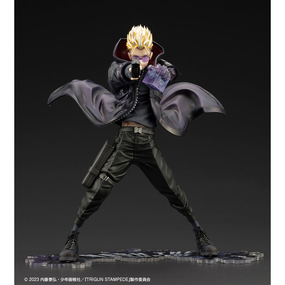 Trigun Stampede - Vash the Stampede - ARTFX J - 1/8 - -The Gunman in Black-, Trigun Stampede Ver. (Kotobukiya) photo 17