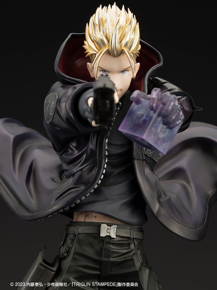 Trigun Stampede - Vash the Stampede - ARTFX J - 1/8 - -The Gunman in Black-, Trigun Stampede Ver. (Kotobukiya) photo 18
