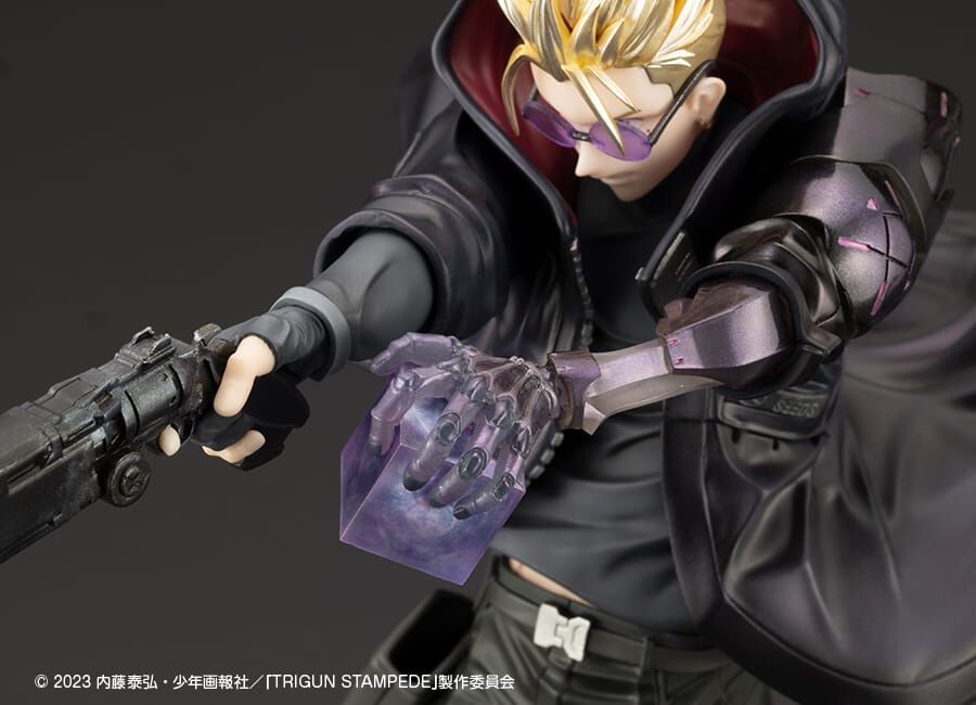 Trigun Stampede - Vash the Stampede - ARTFX J - 1/8 - -The Gunman in Black-, Trigun Stampede Ver. (Kotobukiya) photo 21