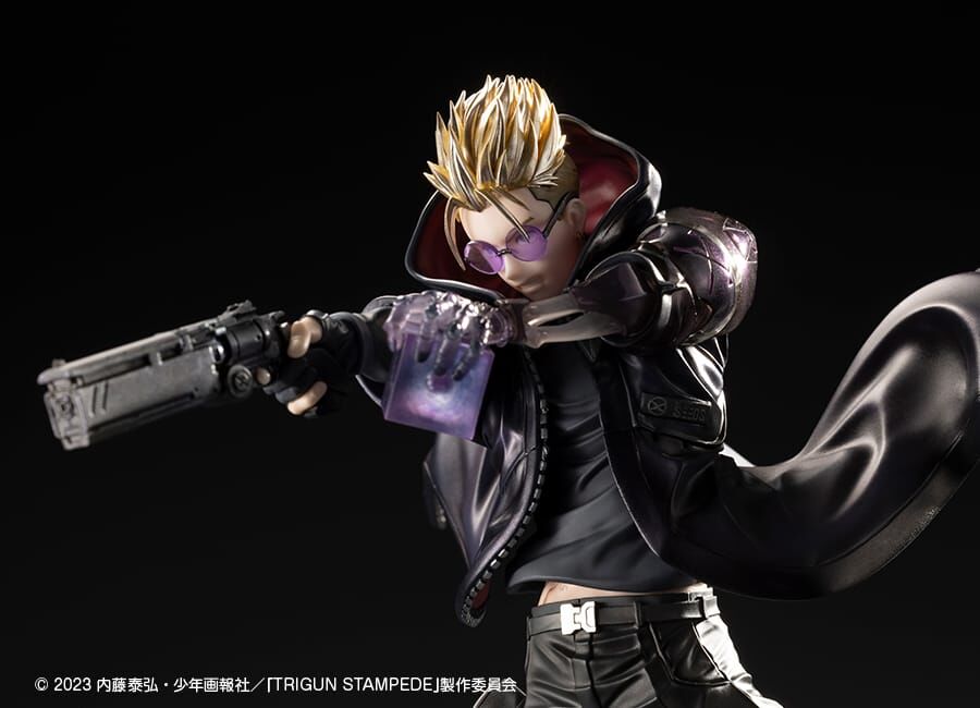 Trigun Stampede - Vash the Stampede - ARTFX J - 1/8 - -The Gunman in Black-, Trigun Stampede Ver. (Kotobukiya) photo 22