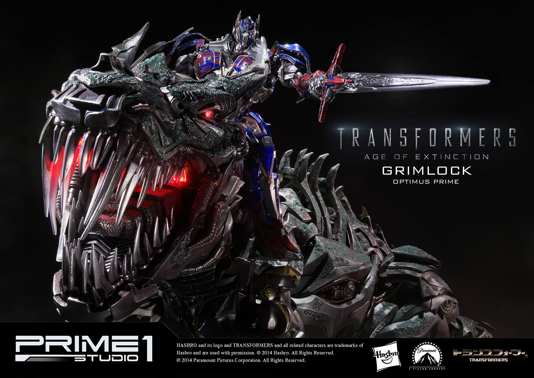 Transformers: Age of Extinction - Convoy - Grimlock - Museum Masterline Series  (MMTFM-05OP) (Prime 1 Studio) photo 8