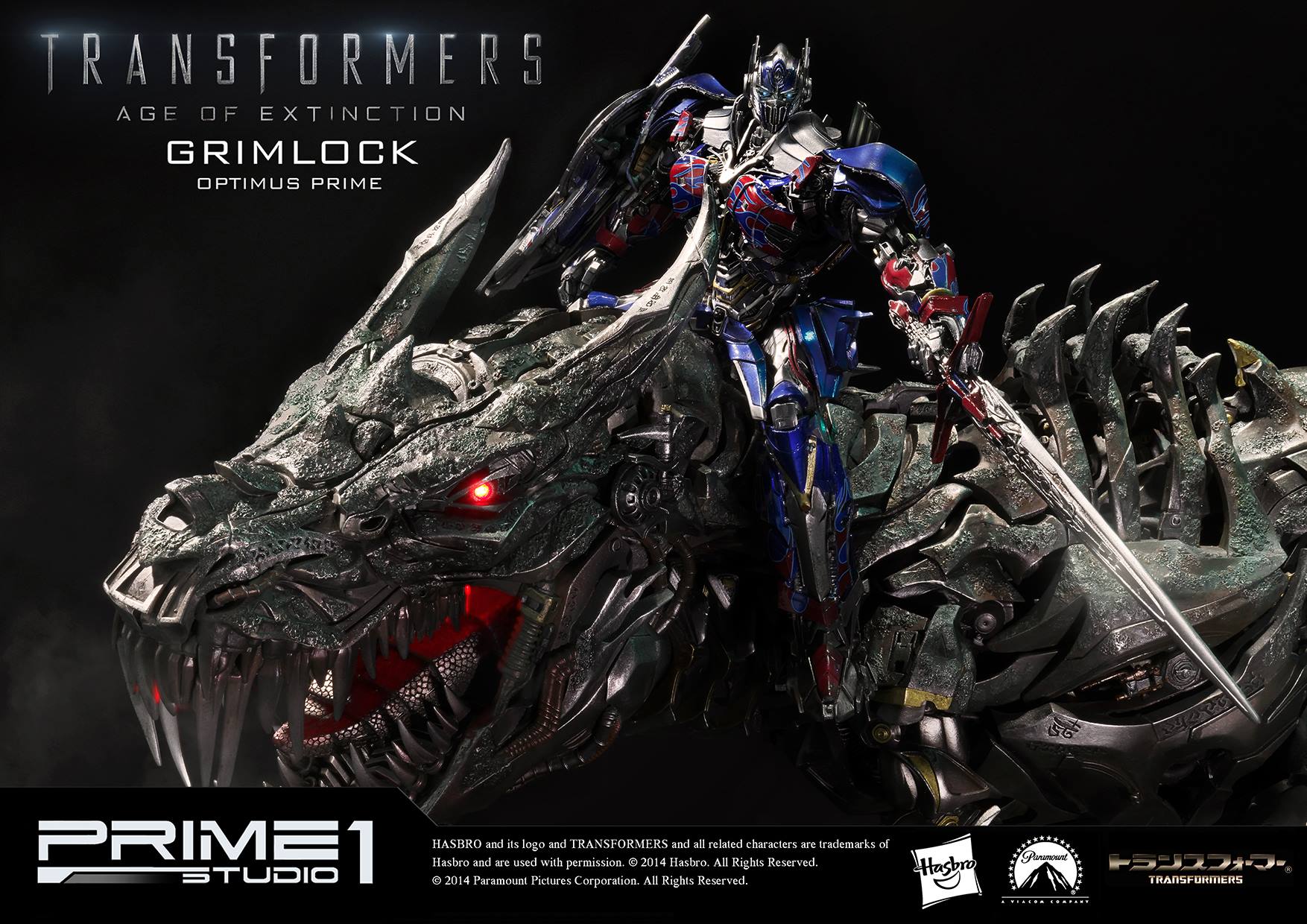 Transformers: Age of Extinction - Convoy - Grimlock - Museum Masterline Series  (MMTFM-05OP) (Prime 1 Studio) photo 32