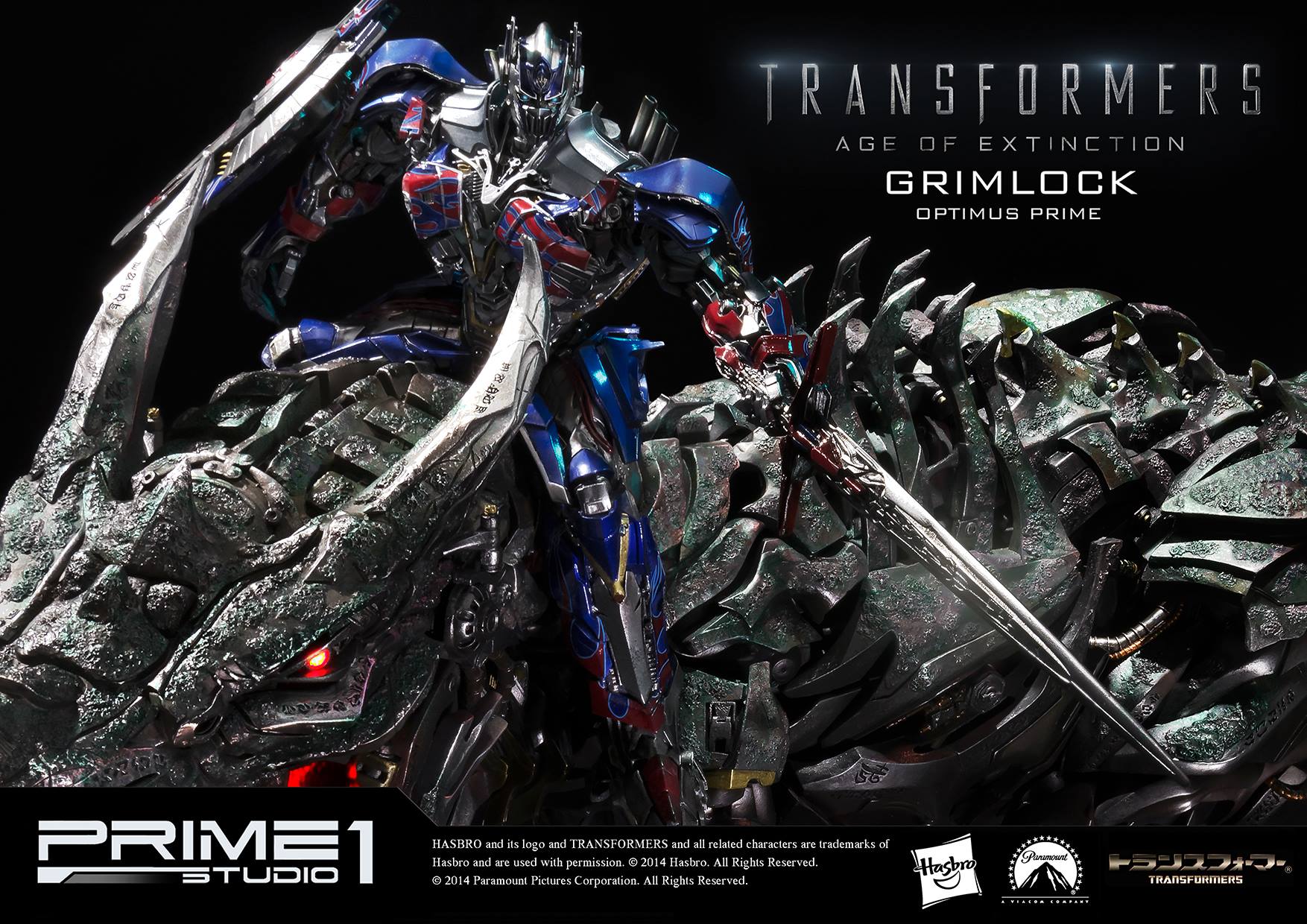 Transformers: Age of Extinction - Convoy - Grimlock - Museum Masterline Series  (MMTFM-05OP) (Prime 1 Studio) photo 34