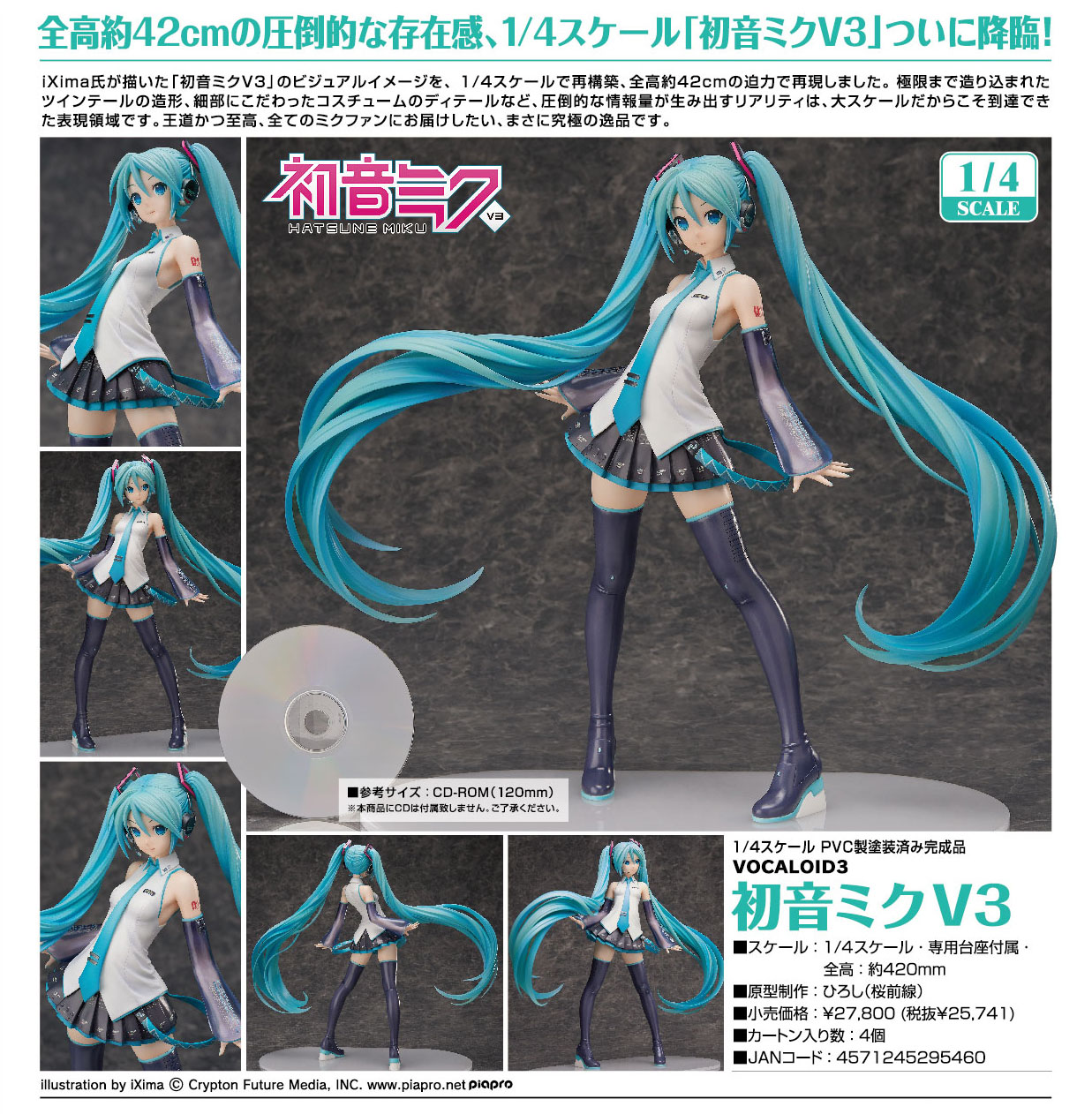 Vocaloid - Hatsune Miku - B-style - 1/4 - V3 (FREEing) photo 12