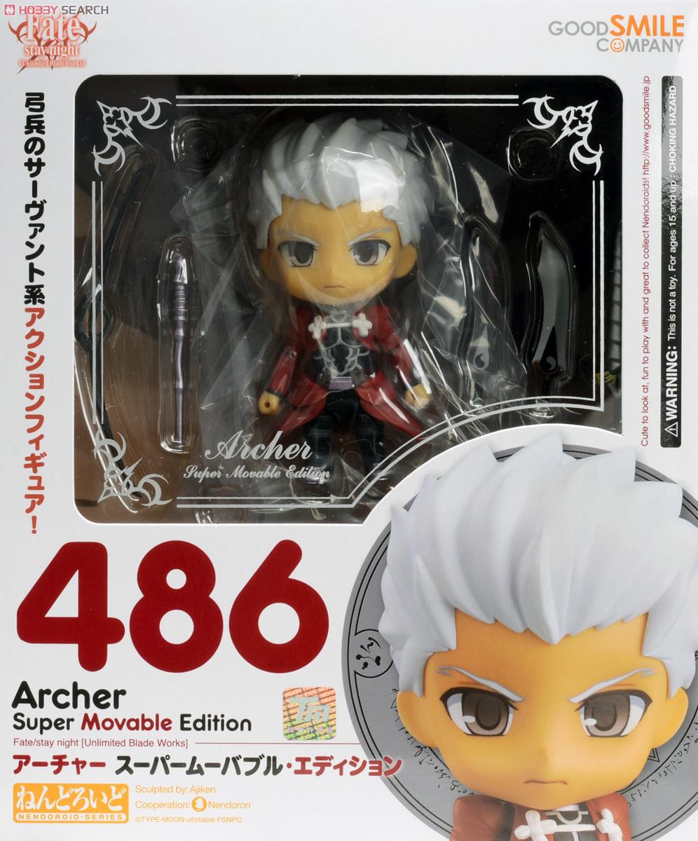 Fate/Stay Night Unlimited Blade Works - Archer - Nendoroid  (#486) - Super Movable Edition (Good Smile Company) photo 15