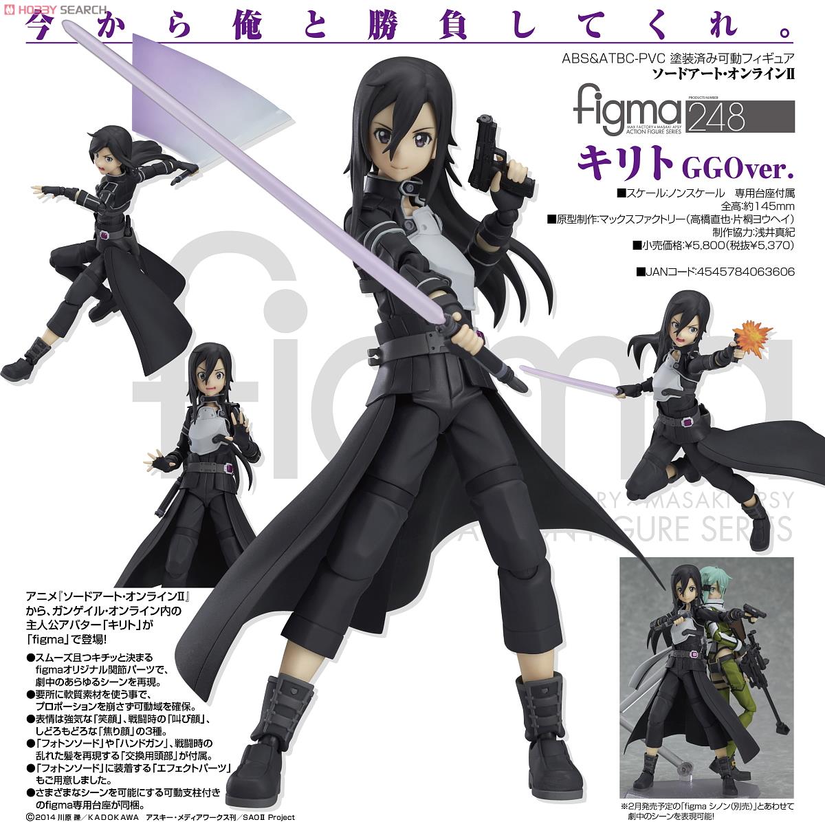 Sword Art Online II - Kirito - Figma (#248) - GGO ver. (Max Factory) photo 8