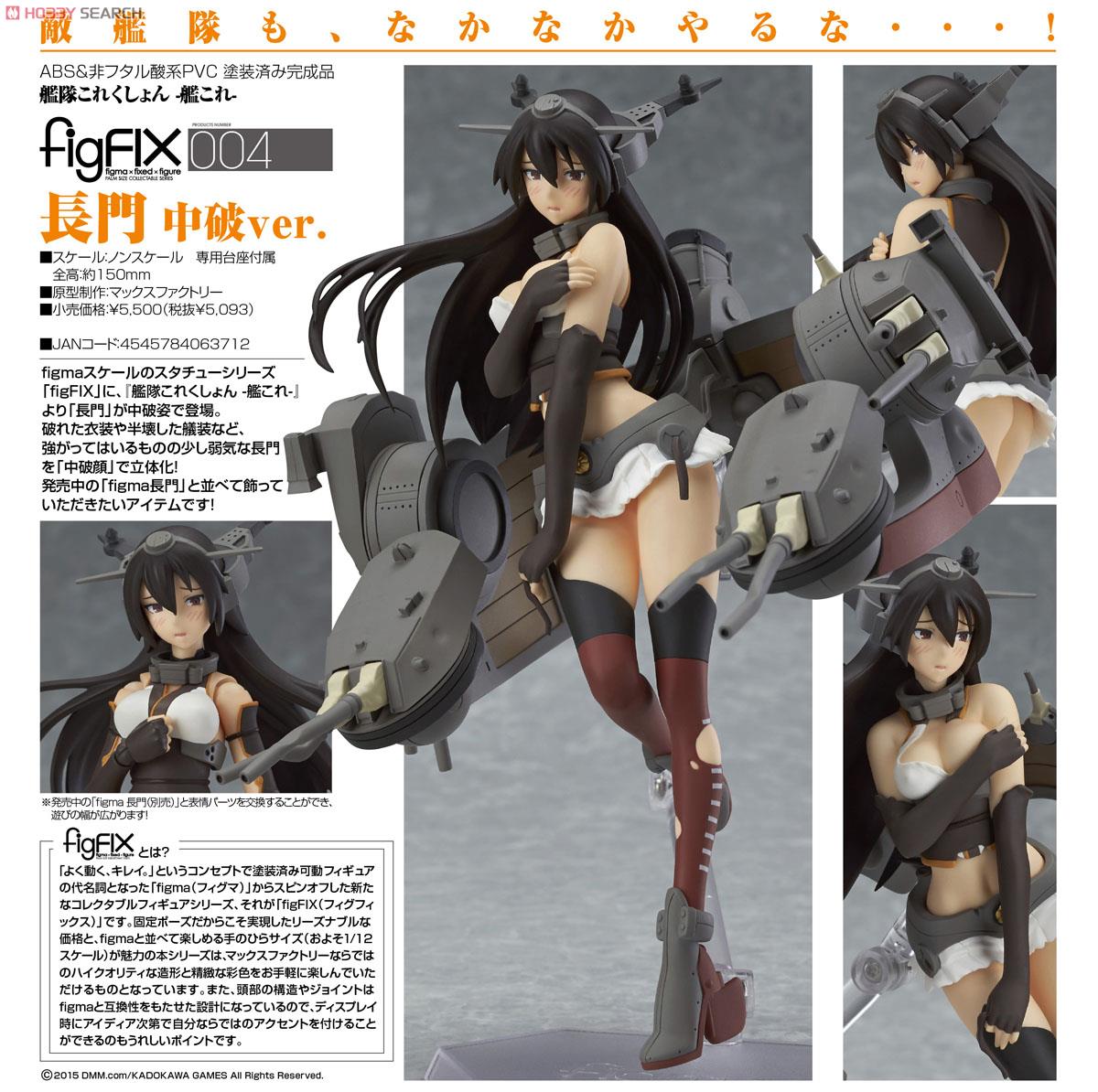 Kantai Collection ~KanColle~ - Nagato - figFIX (#004) - Half-Damage ver. (Max Factory) photo 5