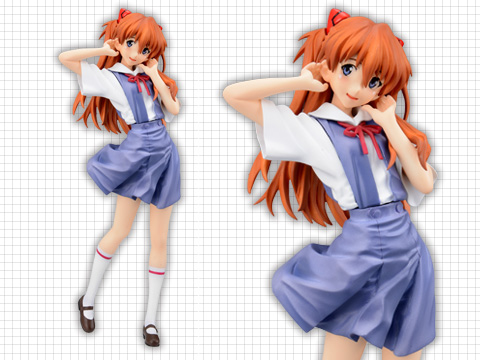 Shin Seiki Evangelion - Souryuu Asuka Langley - PM Figure - Seifuku Figure (SEGA) photo 4