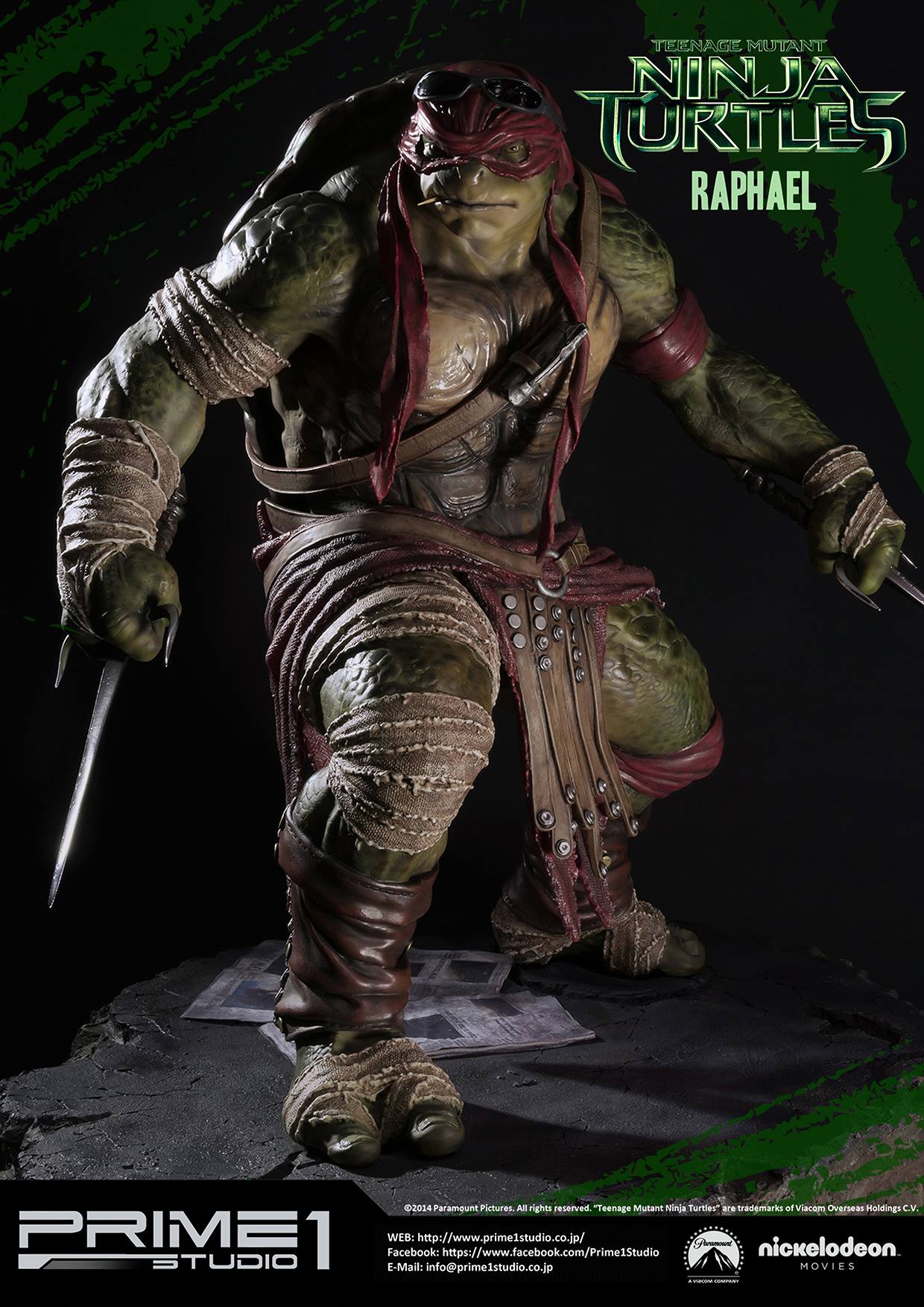 Teenage Mutant Ninja Turtles (2014) - Raphael - Museum Masterline Series (MMTMNT-01) - 1/4 (Prime 1 Studio)