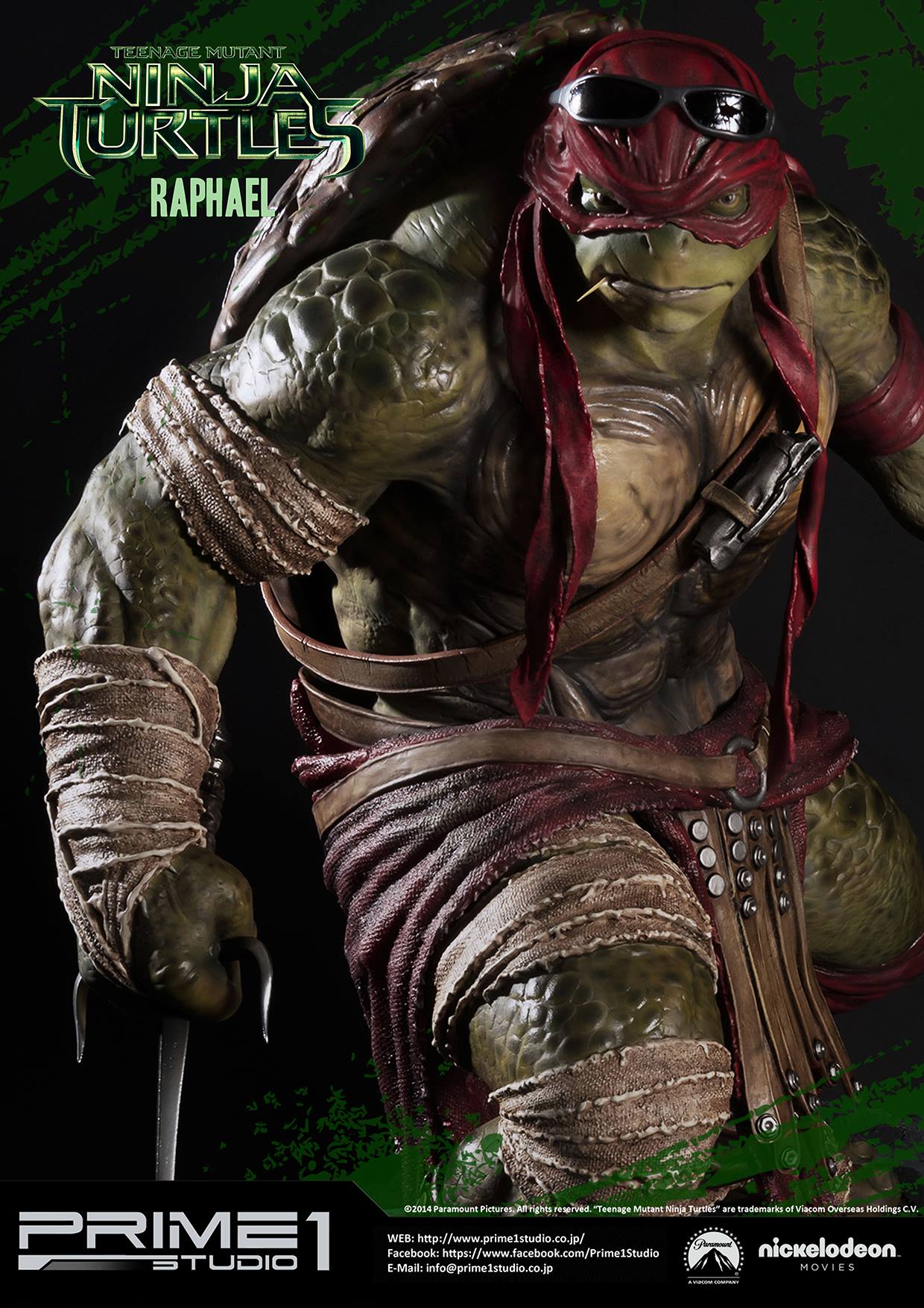 Teenage Mutant Ninja Turtles (2014) - Raphael - Museum Masterline Series  (MMTMNT-01) - 1/4 (Prime 1 Studio) photo 3